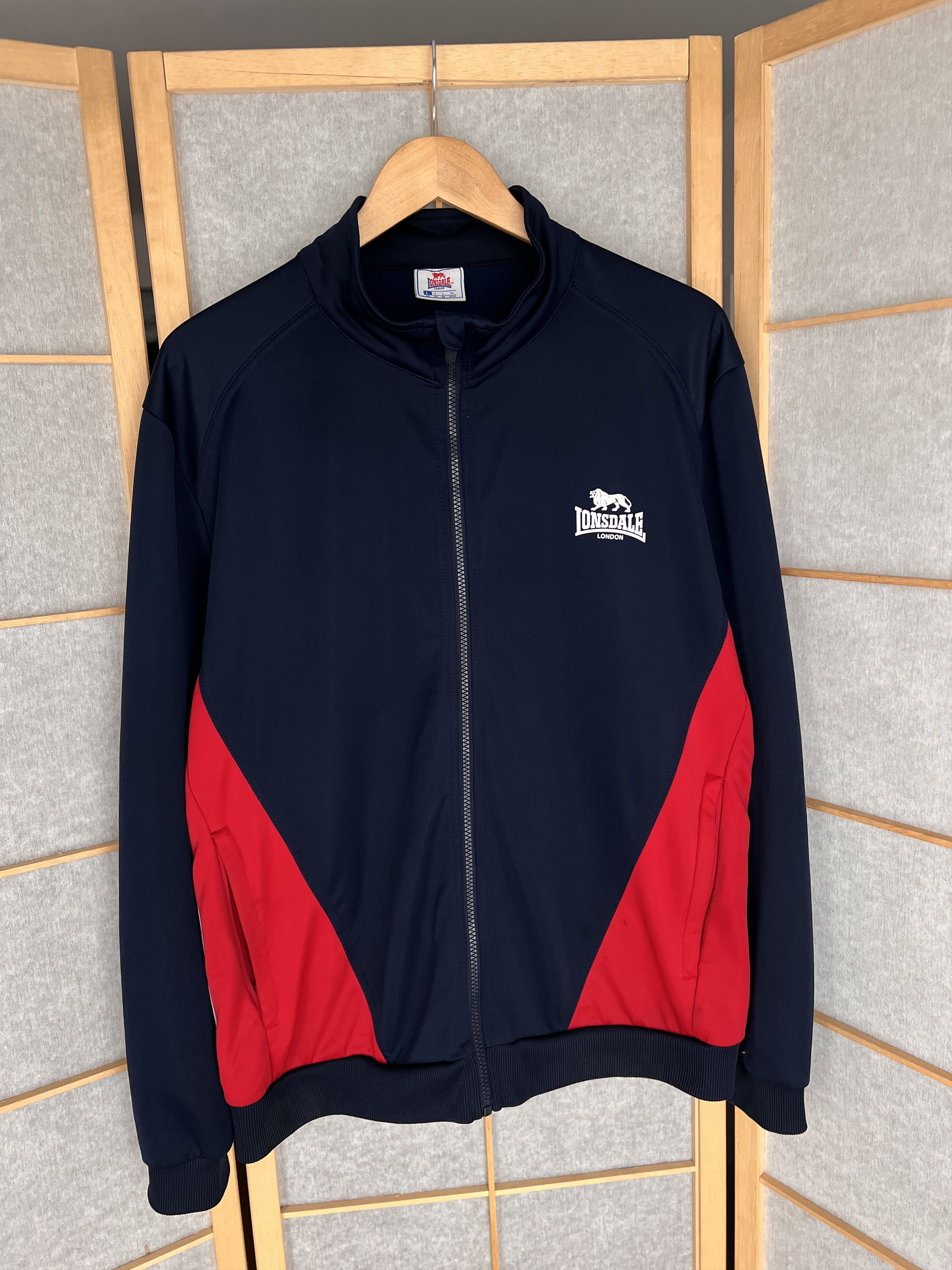 Lonsdale Lonsdale True Vintage England Track top Jacket punk casual Size US L / EU 52-54 / 3 - 9 Thumbnail