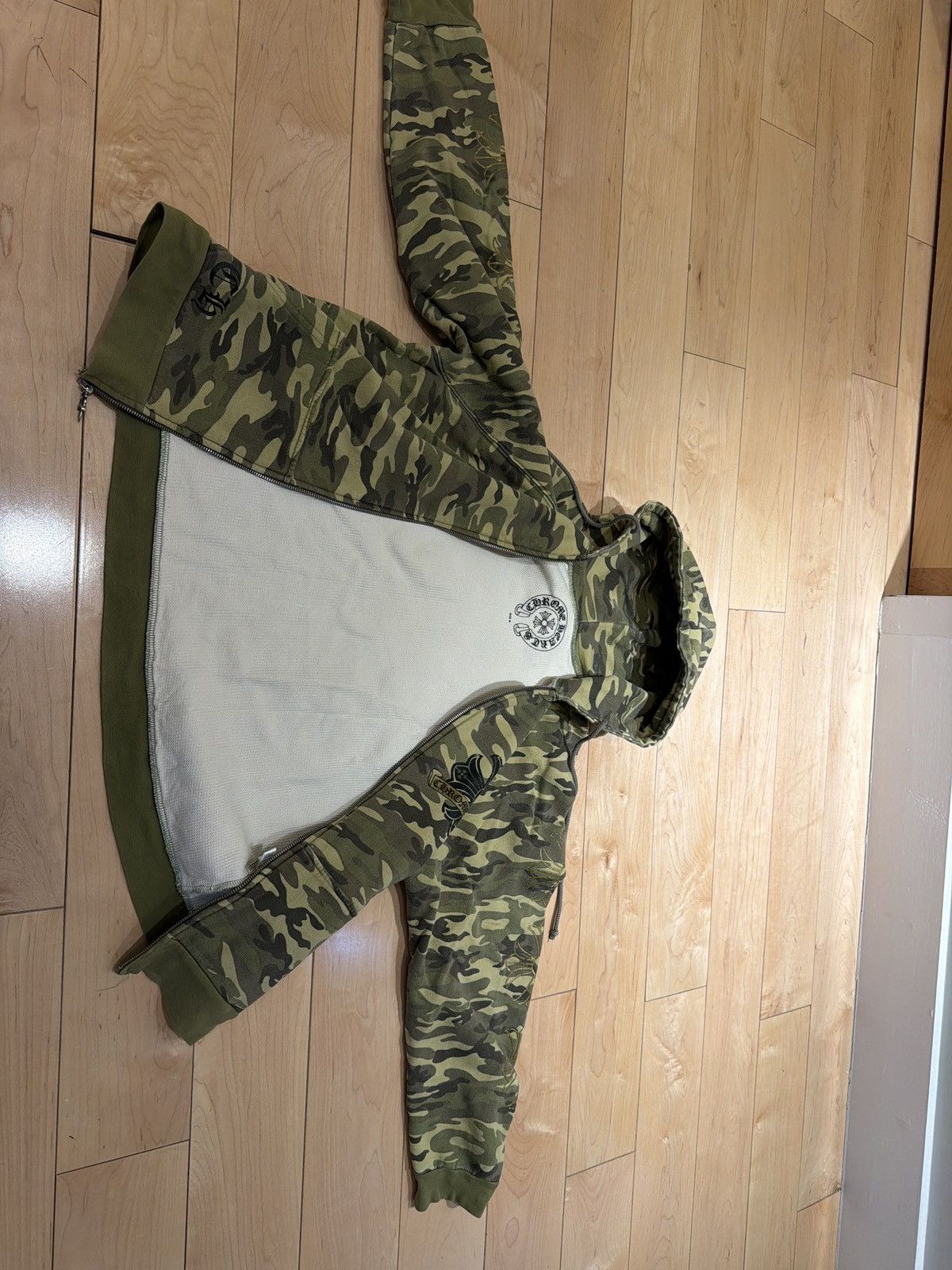 Chrome Hearts Camo Chrome Hearts Horseshoe Thermal Zip Size US M / EU 48-50 / 2 - 3 Thumbnail