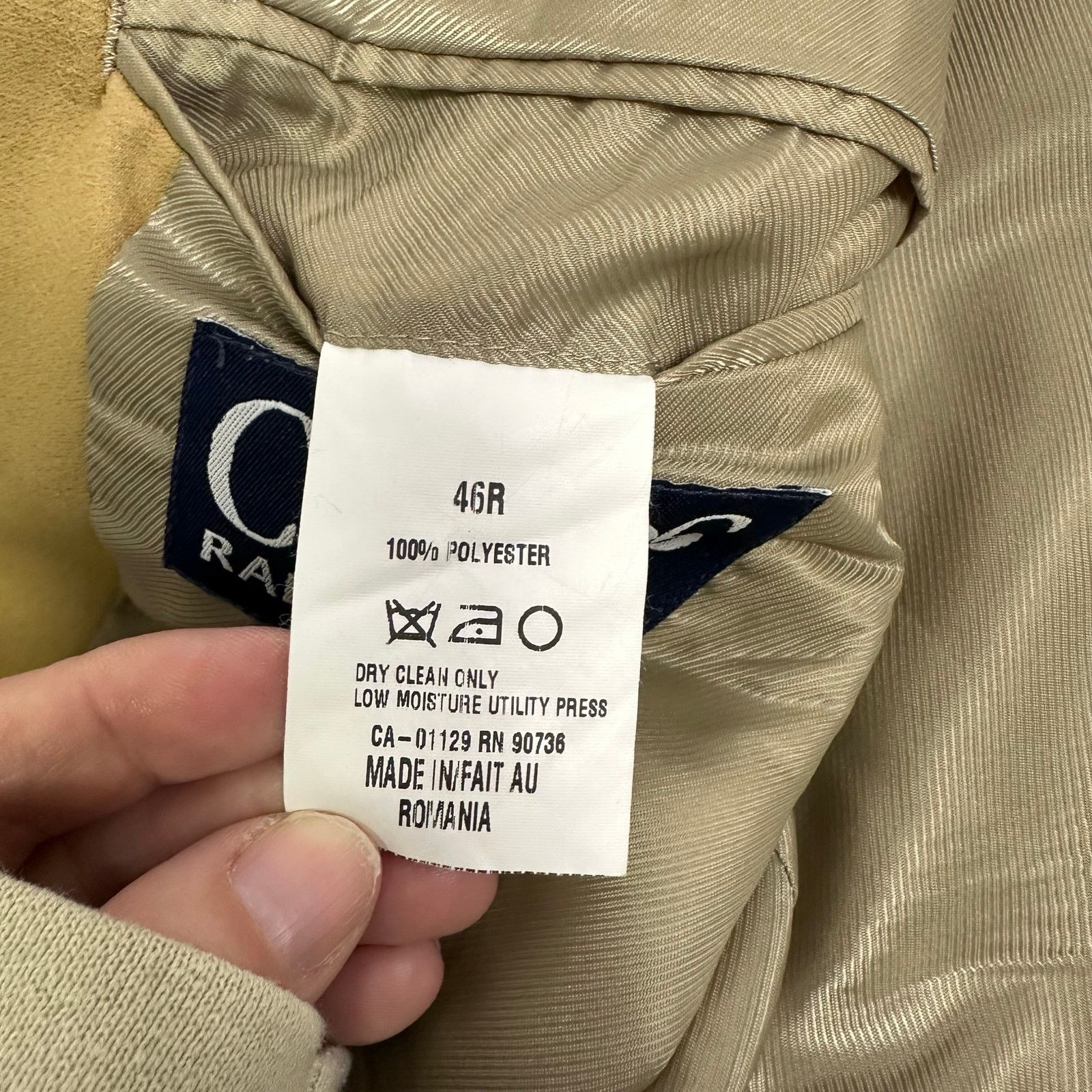 Chaps Ralph Lauren Vintage Chaps Ralph Lauren Men’s Camel Blazer 46R Size 46R - 4 Thumbnail