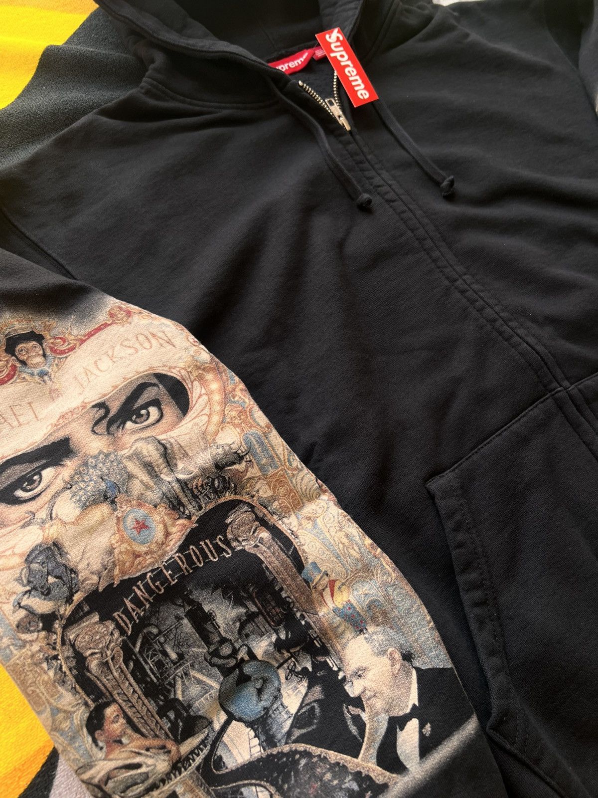 Supreme Supreme Michael Jackson Dangerous Zip Up Hooded Sweatshirt Size US XL / EU 56 / 4 - 17 Thumbnail