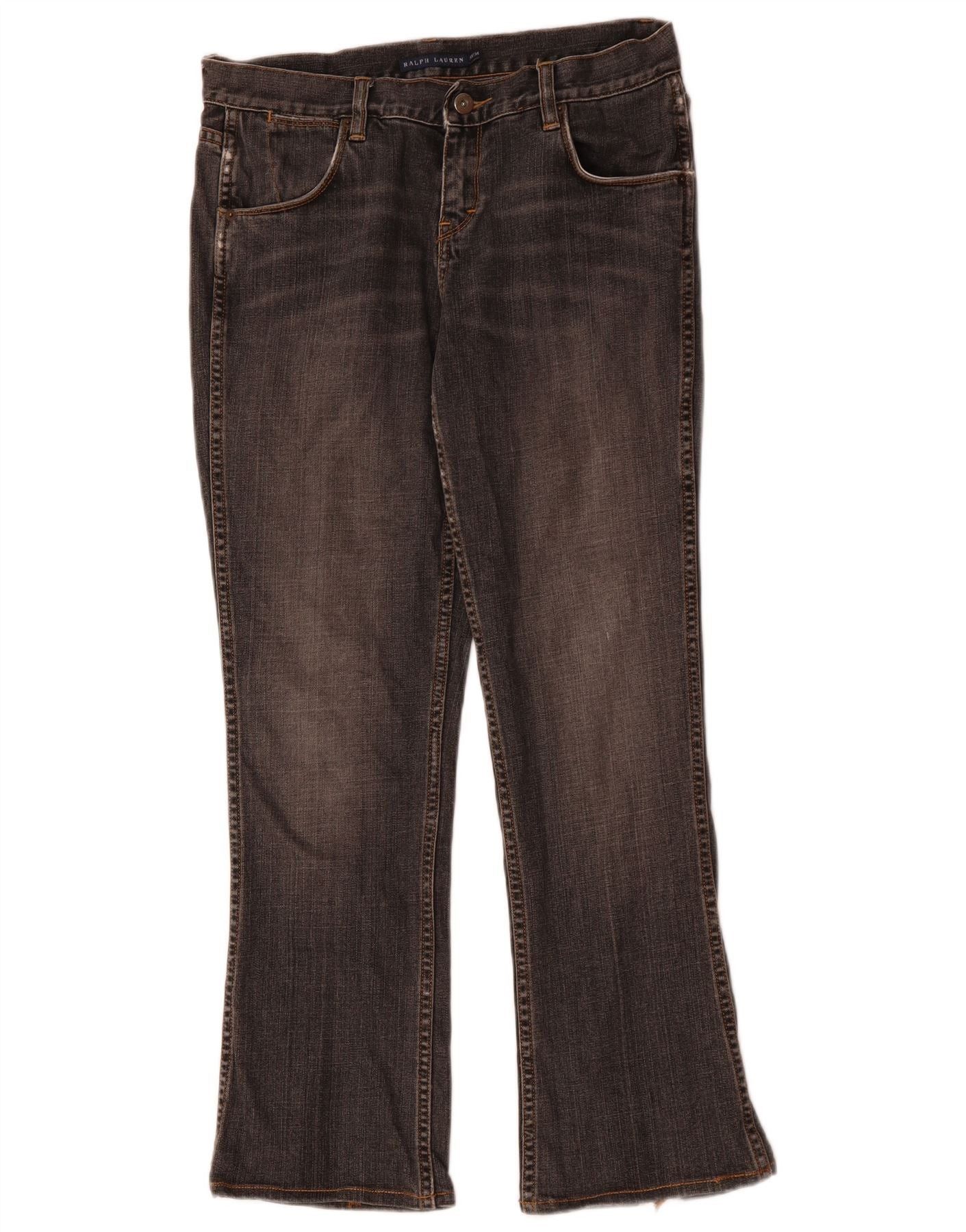 Ralph Lauren Womens Bootcut Jeans W30 L29 Grey Size 42" / US 20 - 1 Thumbnail
