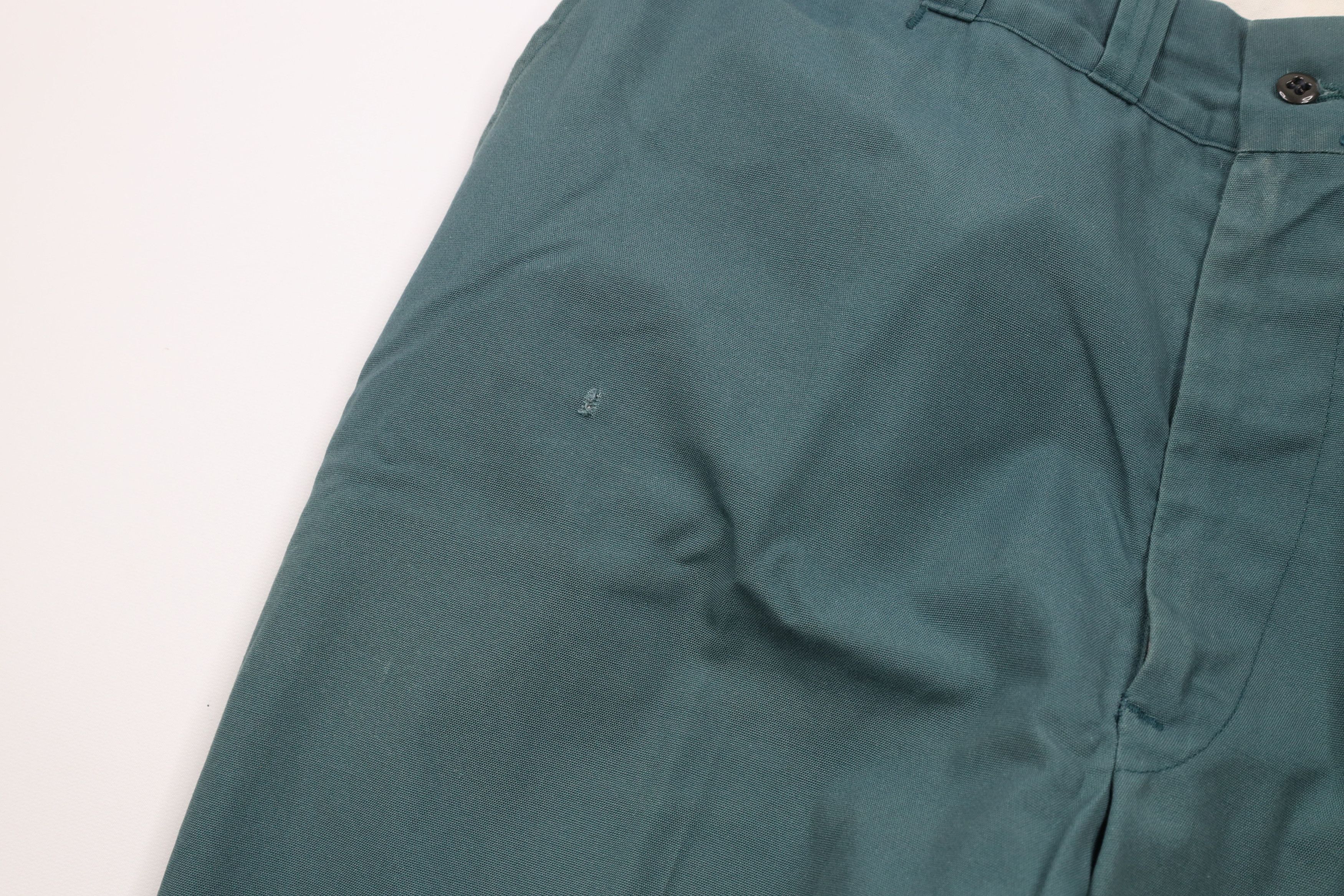 Vintage 70s Big Mac Mechanic Work Wide Leg Pants Green USA