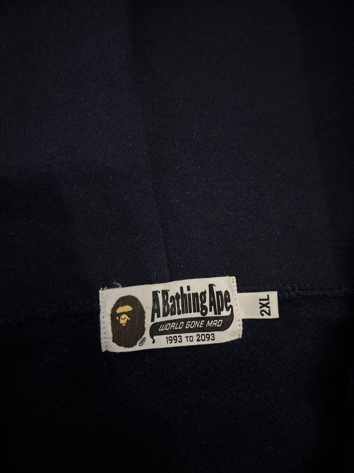 Bape Bape Navy/Green Camo Detachable Shark Full Zip Hoodie Size US XXL / EU 58 / 5 - 10 Thumbnail