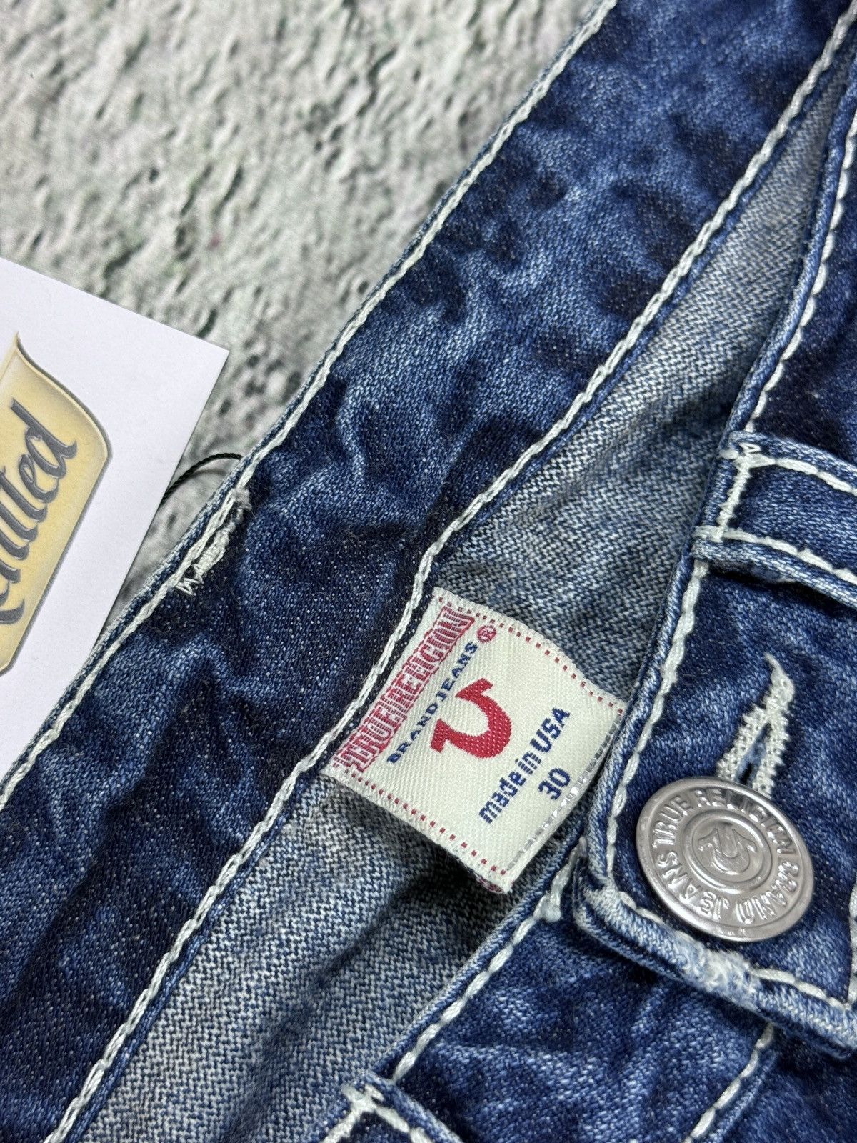 True Religion True Religion blue jeans white thick stitching Billy Size 30" / US 8 / IT 44 - 11 Thumbnail