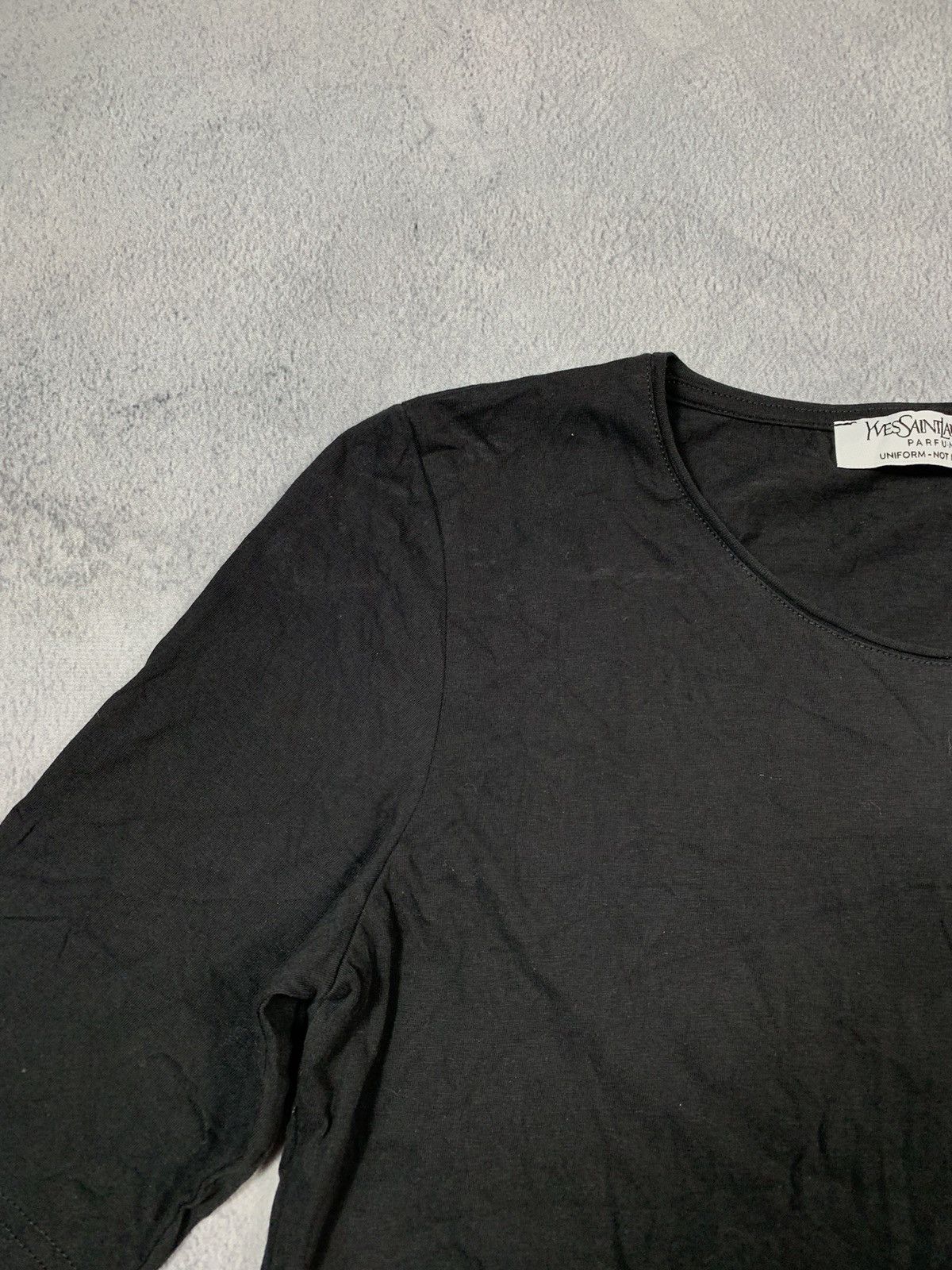 Yves Saint Laurent Vintage Y2K Yves Saint Laurent uniform biglogo tee size M Size M / US 6-8 / IT 42-44 - 14 Thumbnail