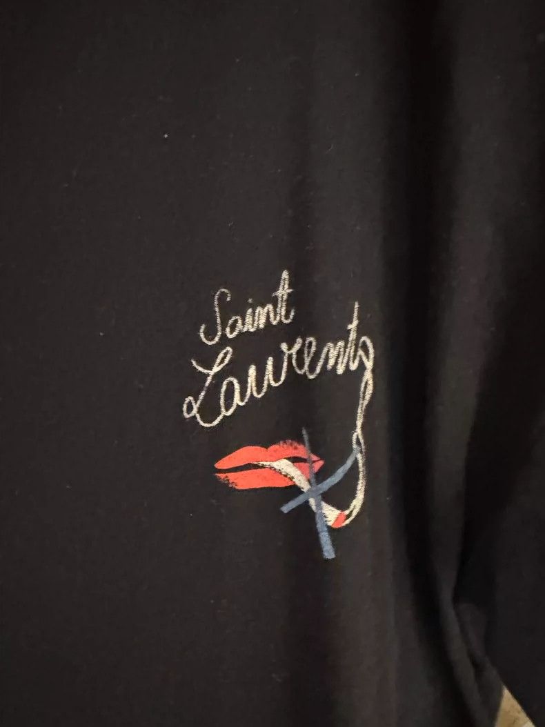 Saint Laurent Paris Saint Laurent Paris No Smoking graphic short sleeve T-shirt Size US L / EU 52-54 / 3 - 2 Thumbnail