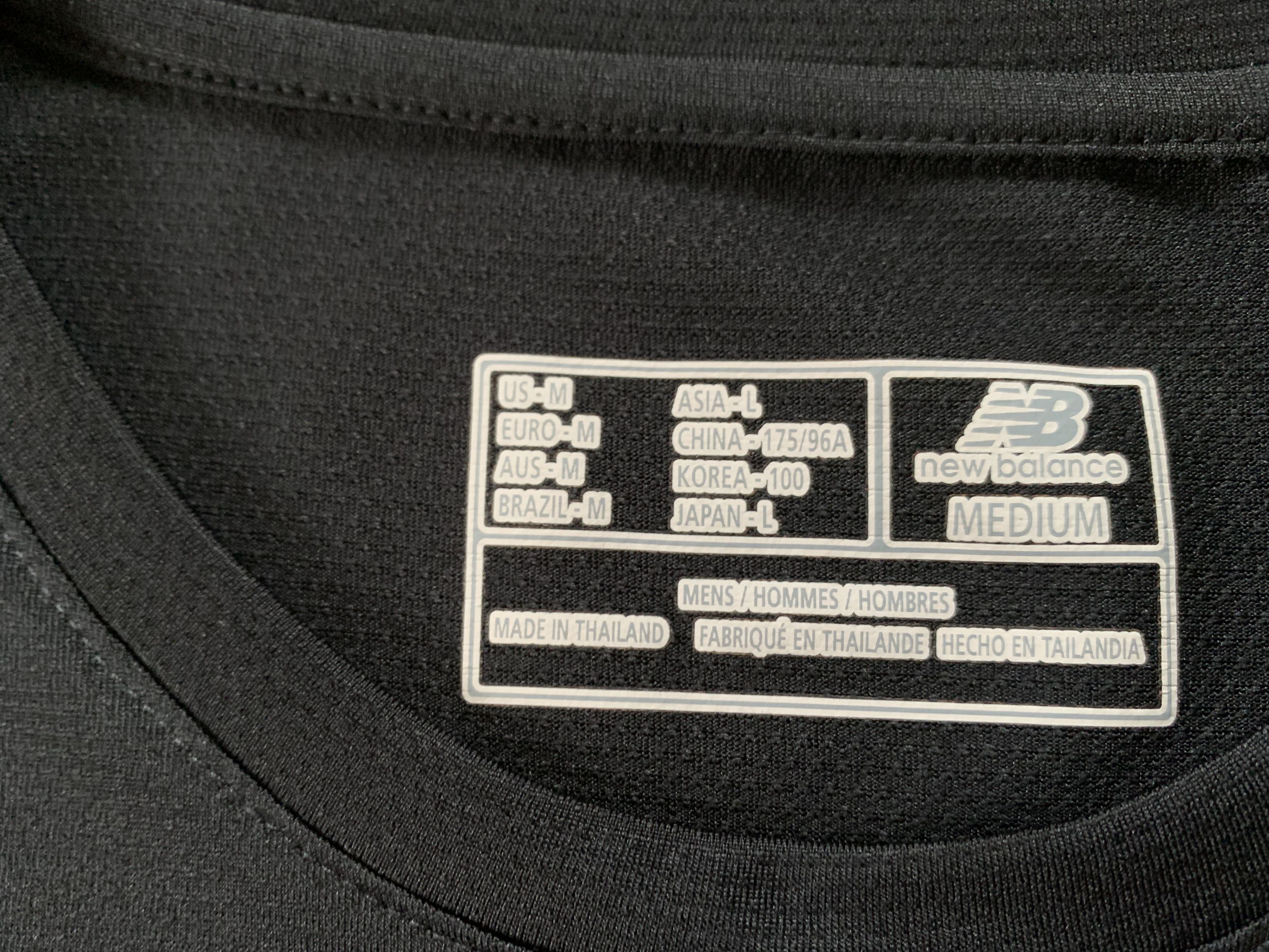 Japanese Brand × New Balance New Balance Reflective Black Training Running T Shirt Size US M / EU 48-50 / 2 - 8 Thumbnail