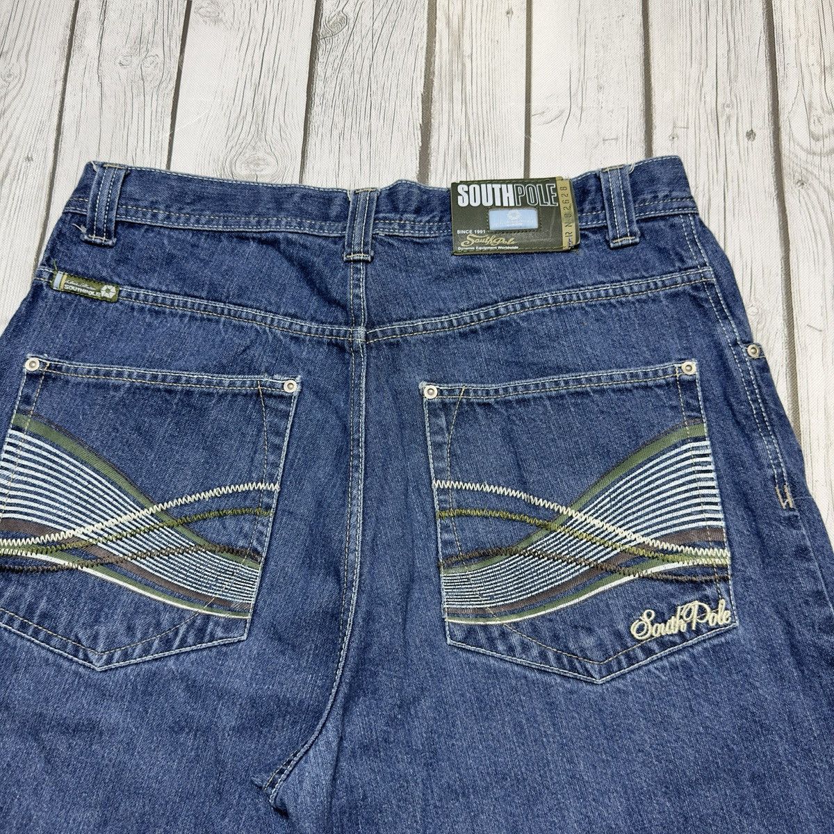 Southpole × Vintage Vintage Southpole jean shorts Size US 36 / EU 52 - 4 Thumbnail