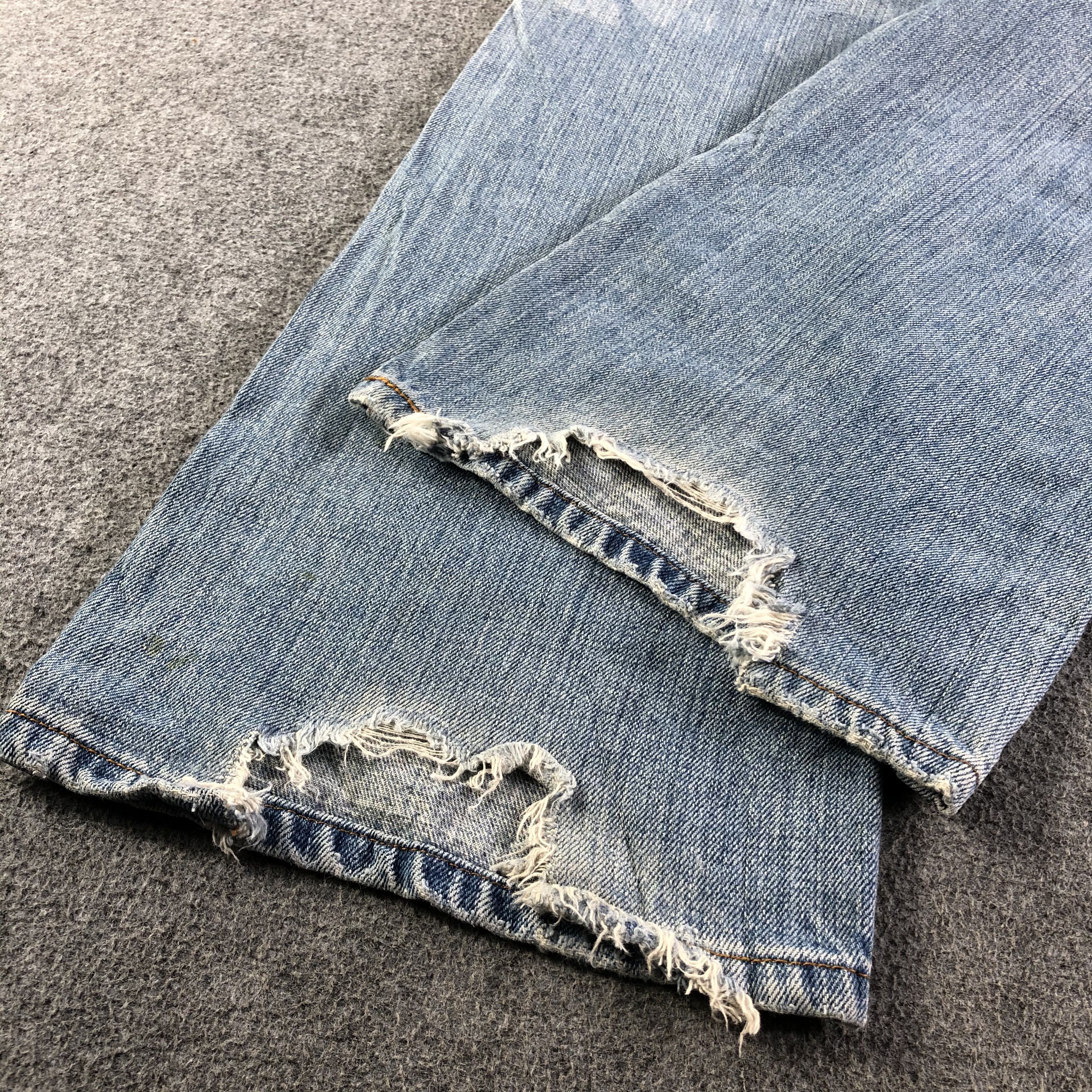 Levi's Vintage Blue Wash Levis 527 Jeans-J4258 Size US 33 - 6 Thumbnail