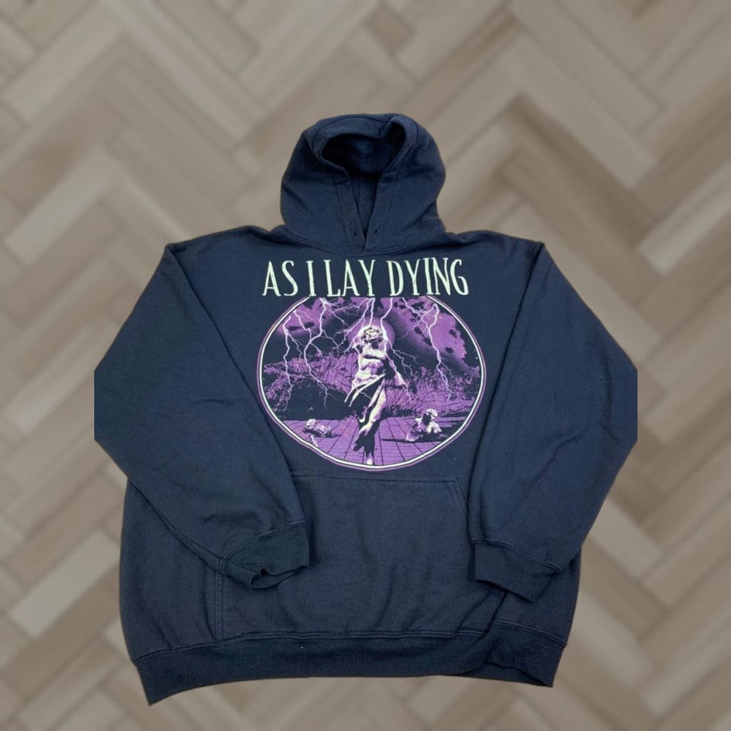 Gildan Gildan Hoodie Mens L Black Rock Music Pullover Hooded 12449 Size US L / EU 52-54 / 3 - 1 Thumbnail