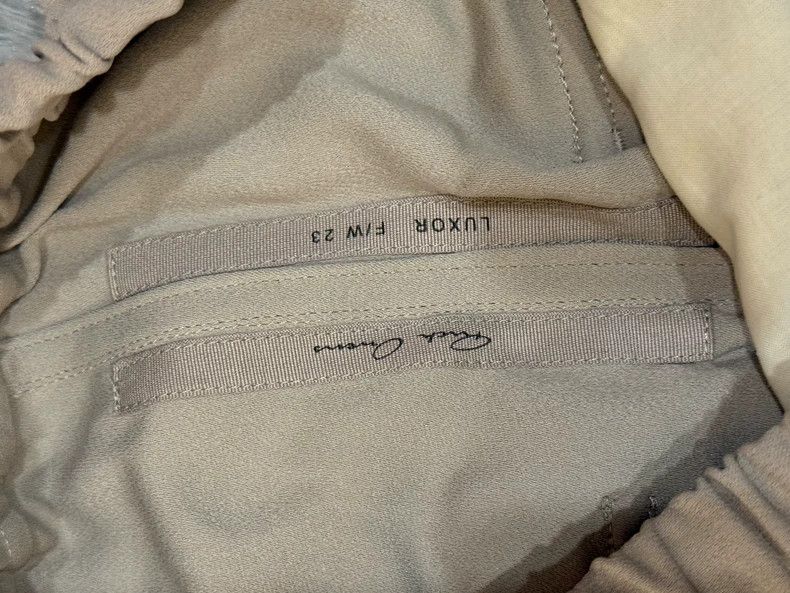 Rick Owens RICK OWENS size 2 Brown geth Bela zip button detail broadsi Size US 28 / EU 44 - 5 Thumbnail
