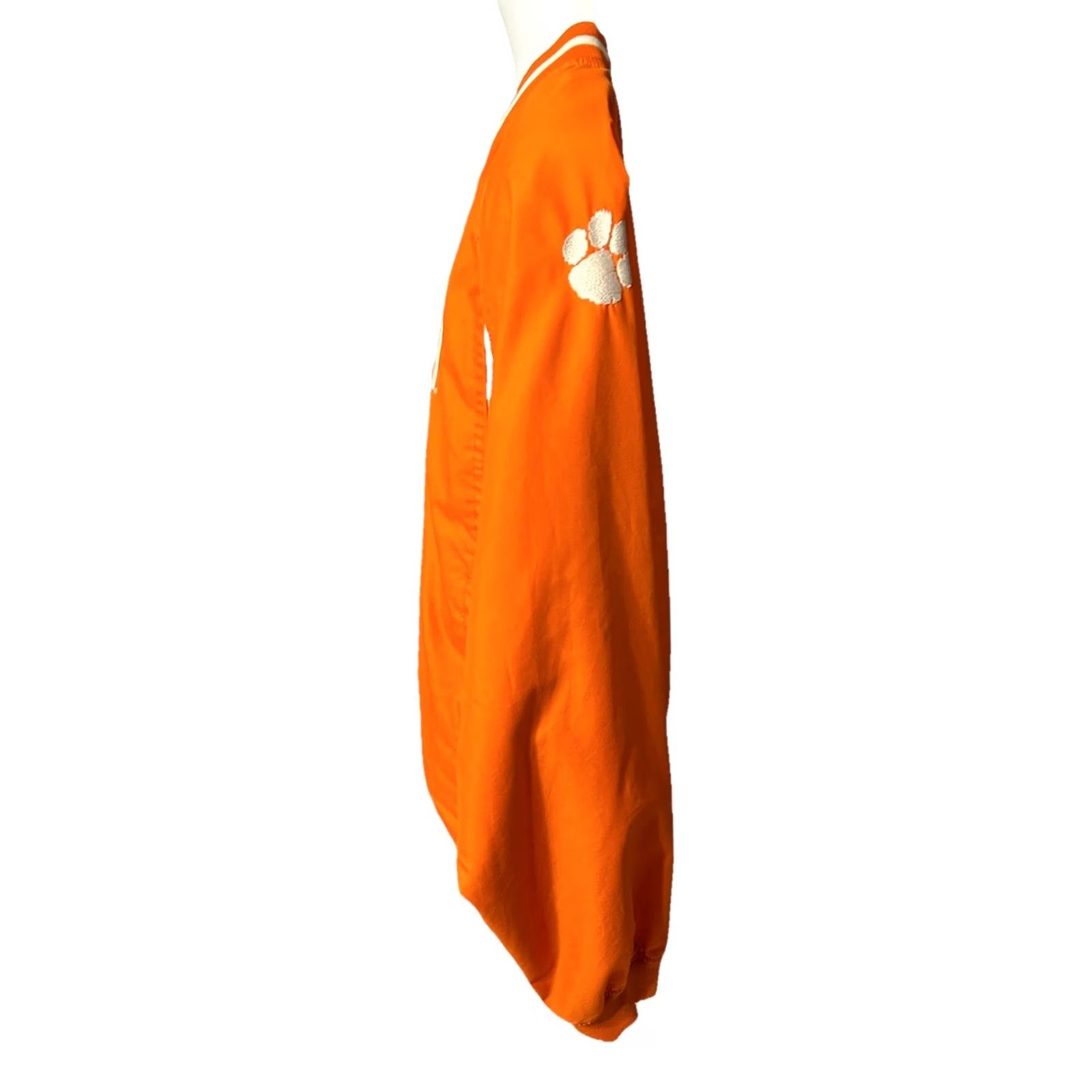Vintage VTG Clemson Tigers Pullover Windbreaker Adult Medium Orange Red Oak Sportswear Size US M / EU 48-50 / 2 - 7 Thumbnail
