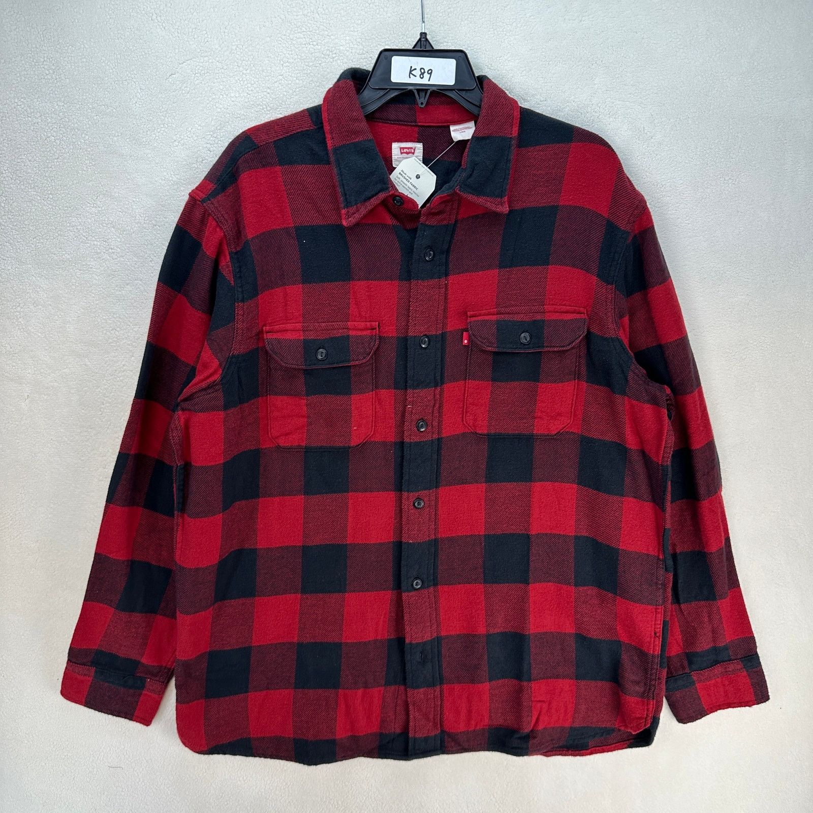 Levi's LEVI'S MEN'S XXLARGE CLASSIC WORKER SHIRT ALBANY BIKING RED Size US XXL / EU 58 / 5 - 1 Thumbnail