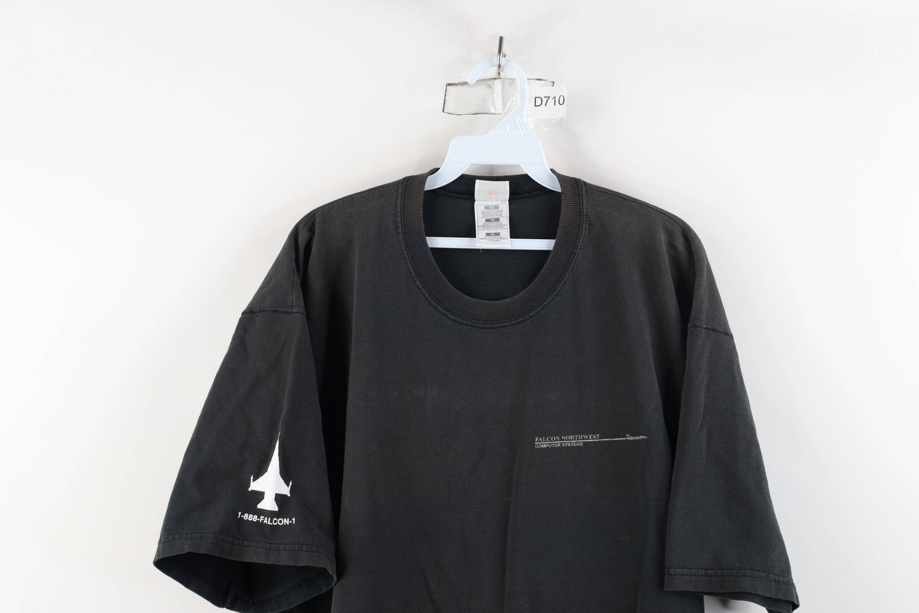 Vintage Vintage 90s Northwest Computer Systems Mach V Jet T-Shirt Size US XL / EU 56 / 4 - 2 Thumbnail