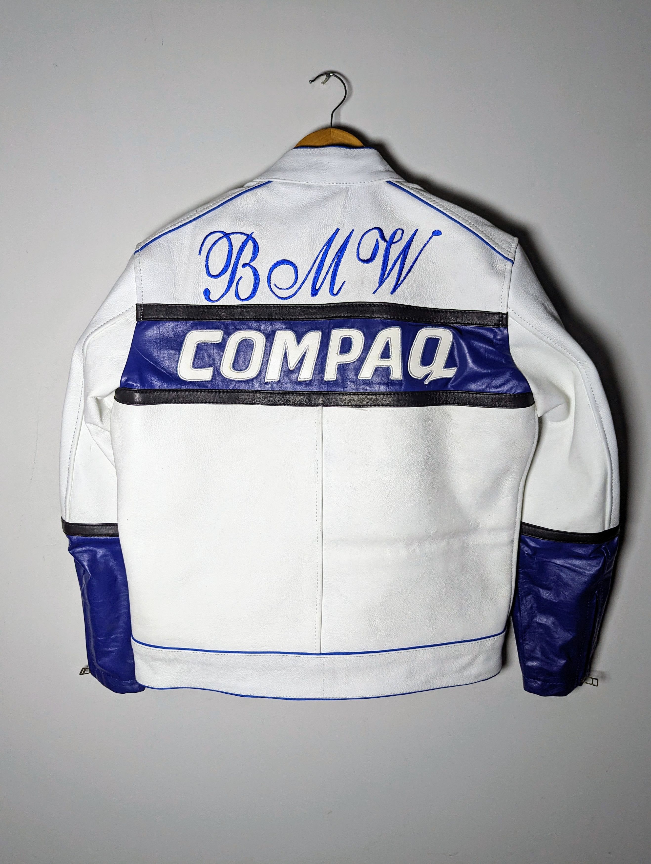 Vintage 🔥 BMW 🔥 Y2K RETRO RACING LEATHER JACKET FORMULA 1 Size US S / EU 44-46 / 1 - 2 Thumbnail