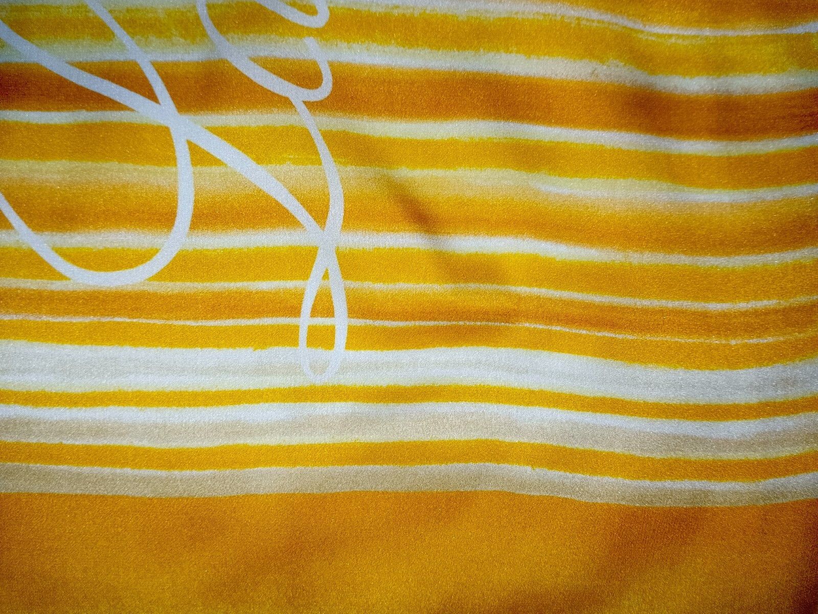 Lanvin LANVIN Paris Geometric Yellow Vintage Silk Scarf Size ONE SIZE - 6 Thumbnail