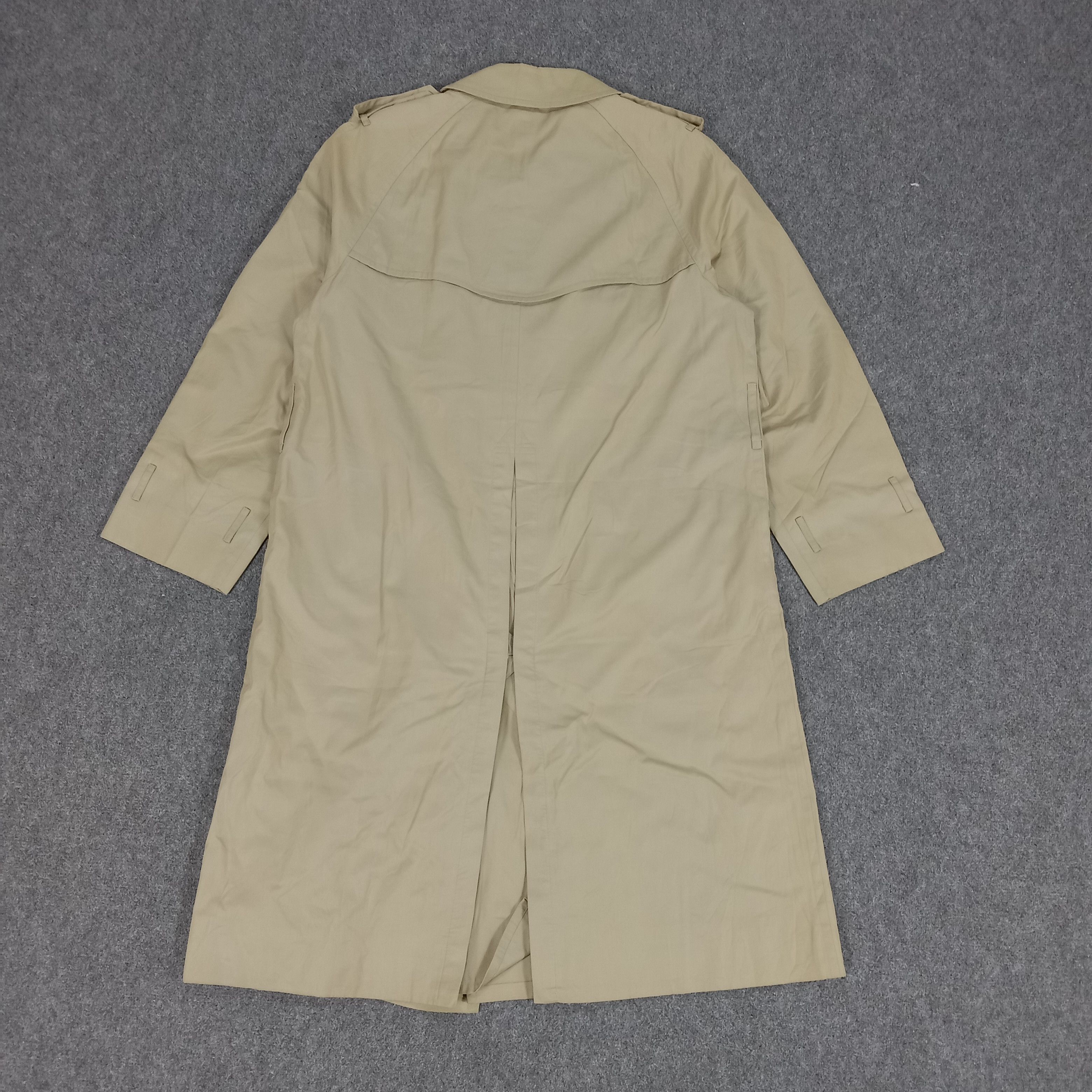 Burberry × Vintage Burberry Nova Check Rare Design Trench Coat Jacket Size US M / EU 48-50 / 2 - 5 Thumbnail