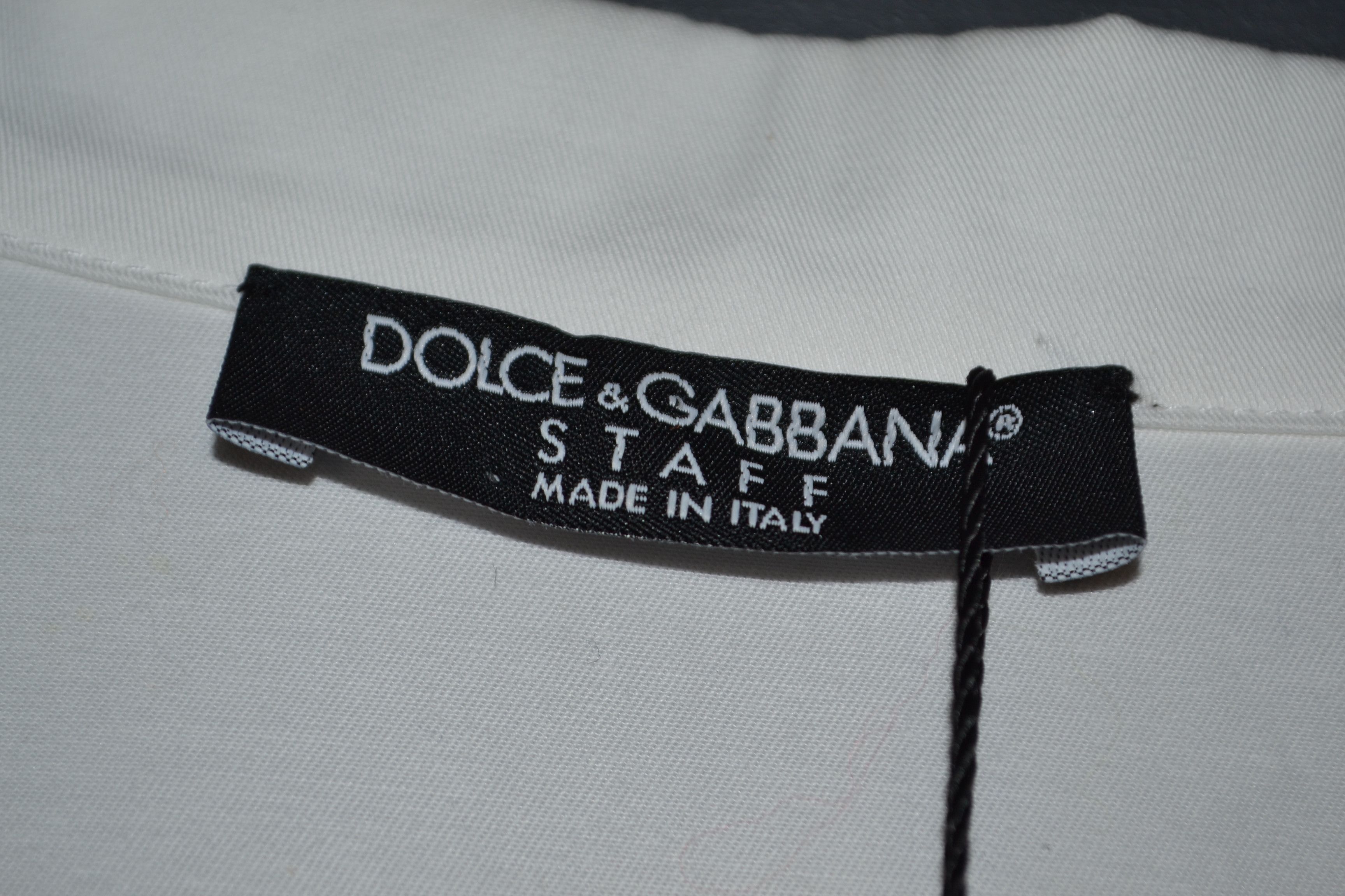 Dolce & Gabbana Dolce & Gabbana Lab Coat White Cotton Jacket Staff 48 M Size Size M / US 6-8 / IT 42-44 - 7 Thumbnail