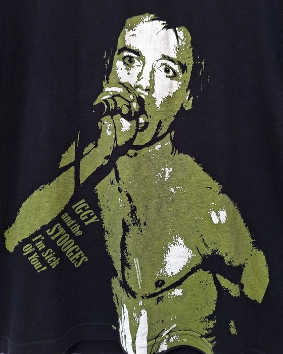 Vintage 🔥RARE🔥Vintage iggy pop the stooges 00s y2k rock tshirt | Grailed