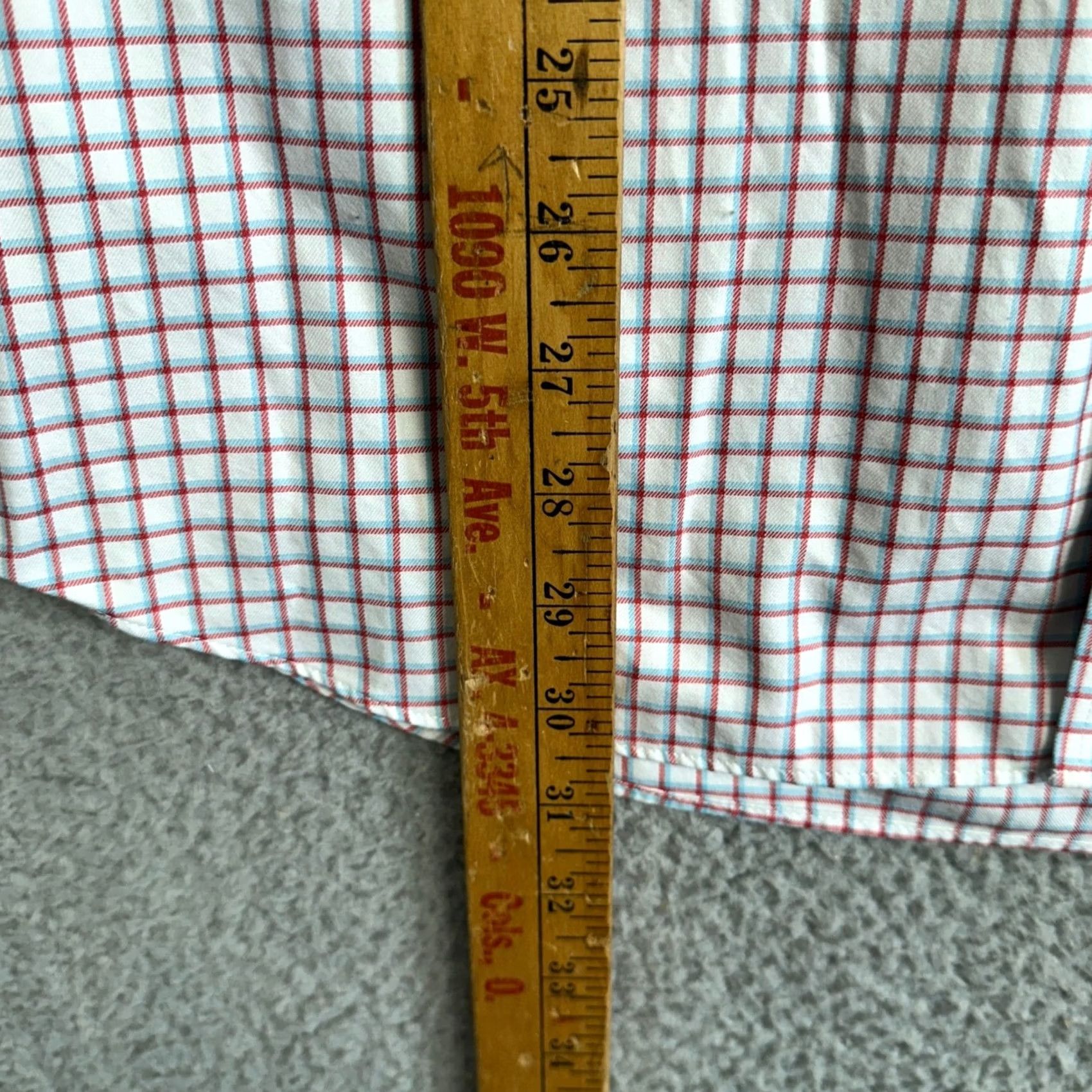 Duluth Trading Company Duluth Trading Co Shirt Mens L Red Blue Button Down Check Long Sleeve EUC Size US L / EU 52-54 / 3 - 7 Thumbnail