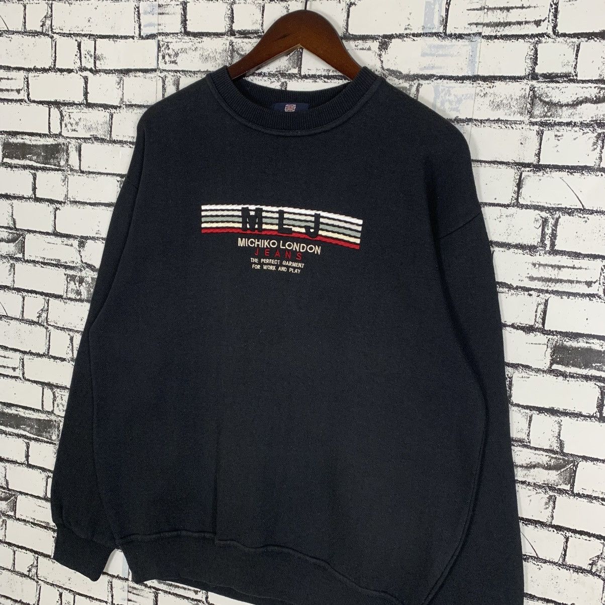 Designer × Michiko Koshino London × Vintage Japanese Brand Designer Michiko London Jeans Sweatshirt Size US L / EU 52-54 / 3 - 2 Thumbnail