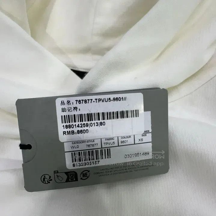 Balenciaga Balenciaga White Hooded Letter Print Sweatshirt. Size US XS / EU 42 / 0 - 6 Thumbnail