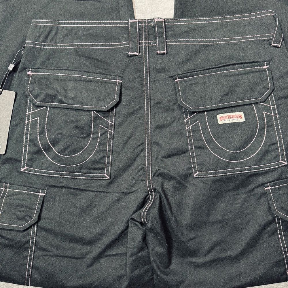 True Religion NWT New $139 True Religion MILITARY SINGLE NEEDLE CARGO Bla Size 31" - 5 Thumbnail