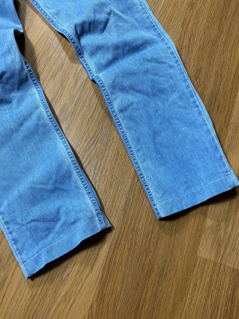 Japanese Brand Dirty Painted Distressed Thrashed Faded Baggy Jeans Y2K Size US 30 / EU 46 - 4 Thumbnail