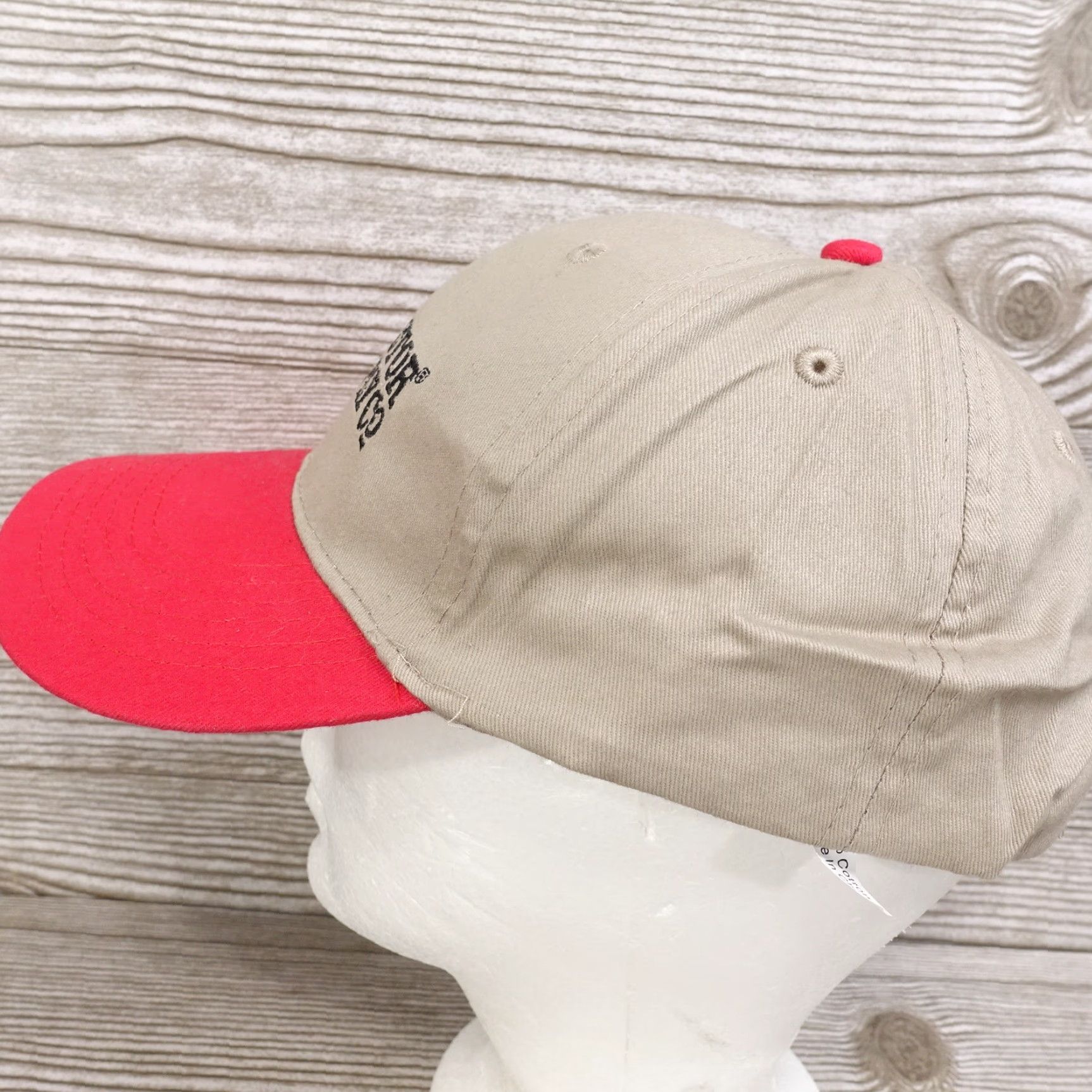 Vintage VINTAGE TRACTOR SUPPLY CO Adjustable Baseball Hat Cap Unisex Adults TAN Solid Casual Everyday Cap Size Adjustable Tan Hat Mens Womens Boys Girls Size ONE SIZE - 4 Thumbnail