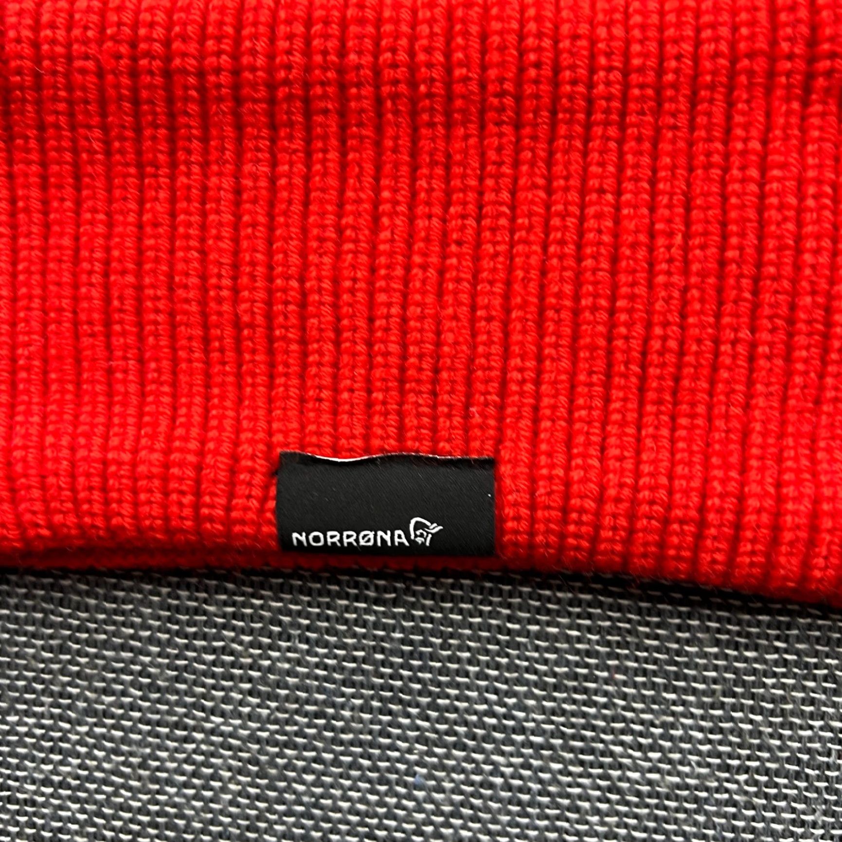 Vintage NORRONA /29 Heavy Merino Wool Headband One Size Adrenalin Orange Lined Thermal Headband Mens Womens Unisex Adults Knit Wool Thermal Size ONE SIZE - 2 Thumbnail