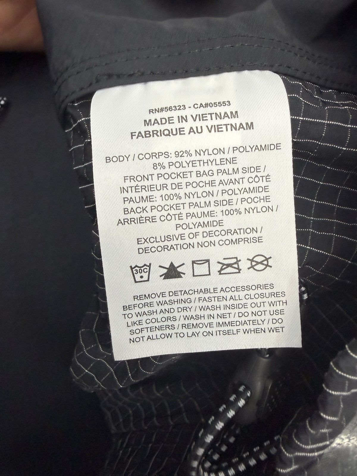 Nike × Off-White Nike X Off-White Virgil Abloh Black Anorak Jacket Men Size US M / EU 48-50 / 2 - 8 Thumbnail