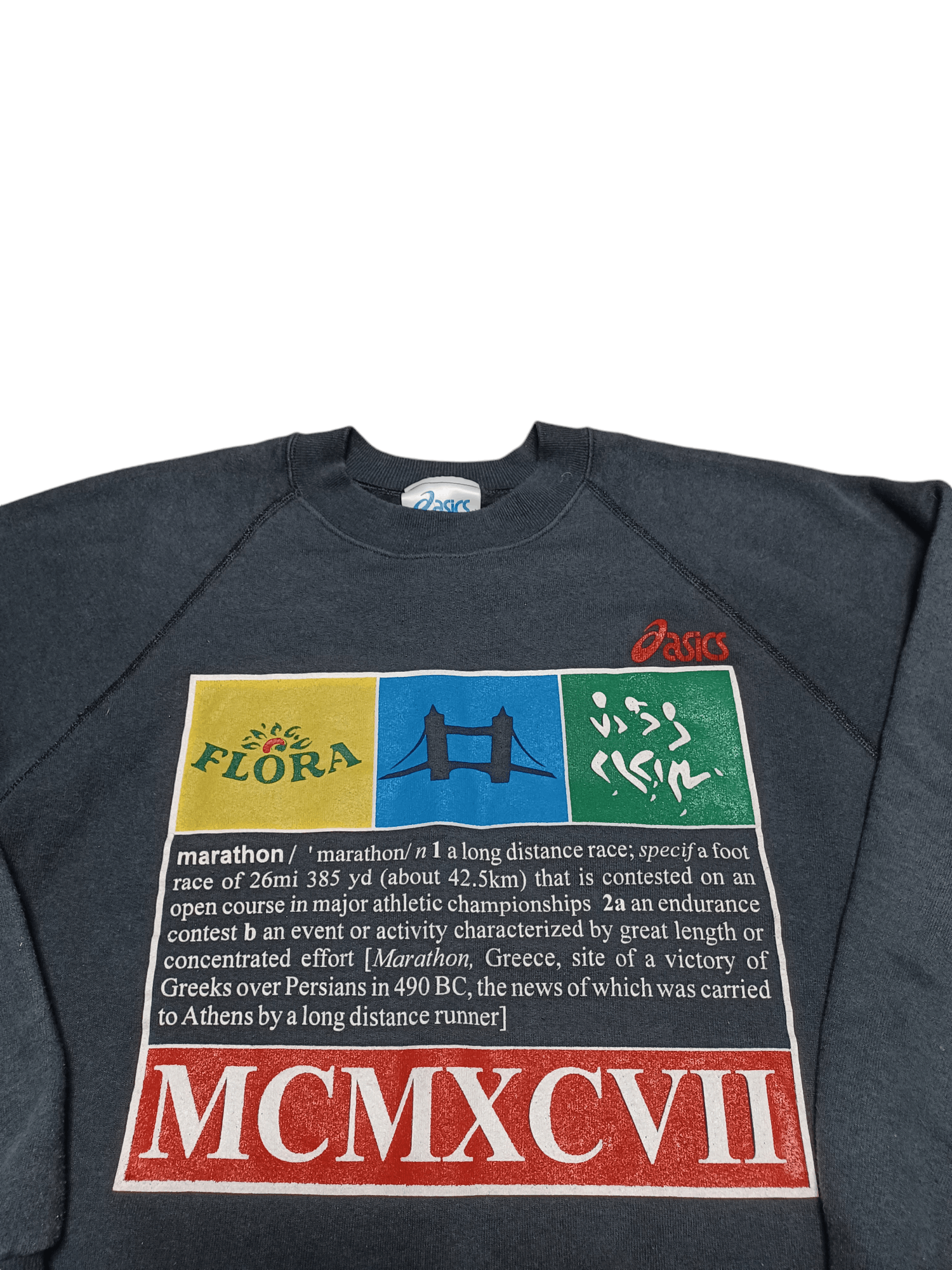 Asics ASICS 1997 MARATHON VINTAGE MADE IN UK BIGLOGO BOXY SWTSHRT Size US M / EU 48-50 / 2 - 2 Thumbnail