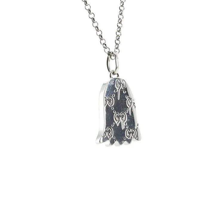 Gucci Gucci Ghost Silver Necklace for Women-2507 Size ONE SIZE - 1 Thumbnail