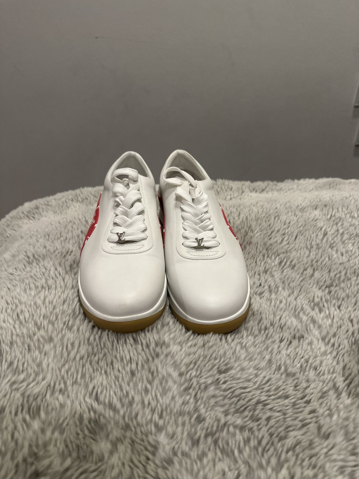 Louis Vuitton × Supreme Louis Vuitton x Supreme Run Away Sneaker Size US 7.5 / EU 40-41 - 3 Thumbnail