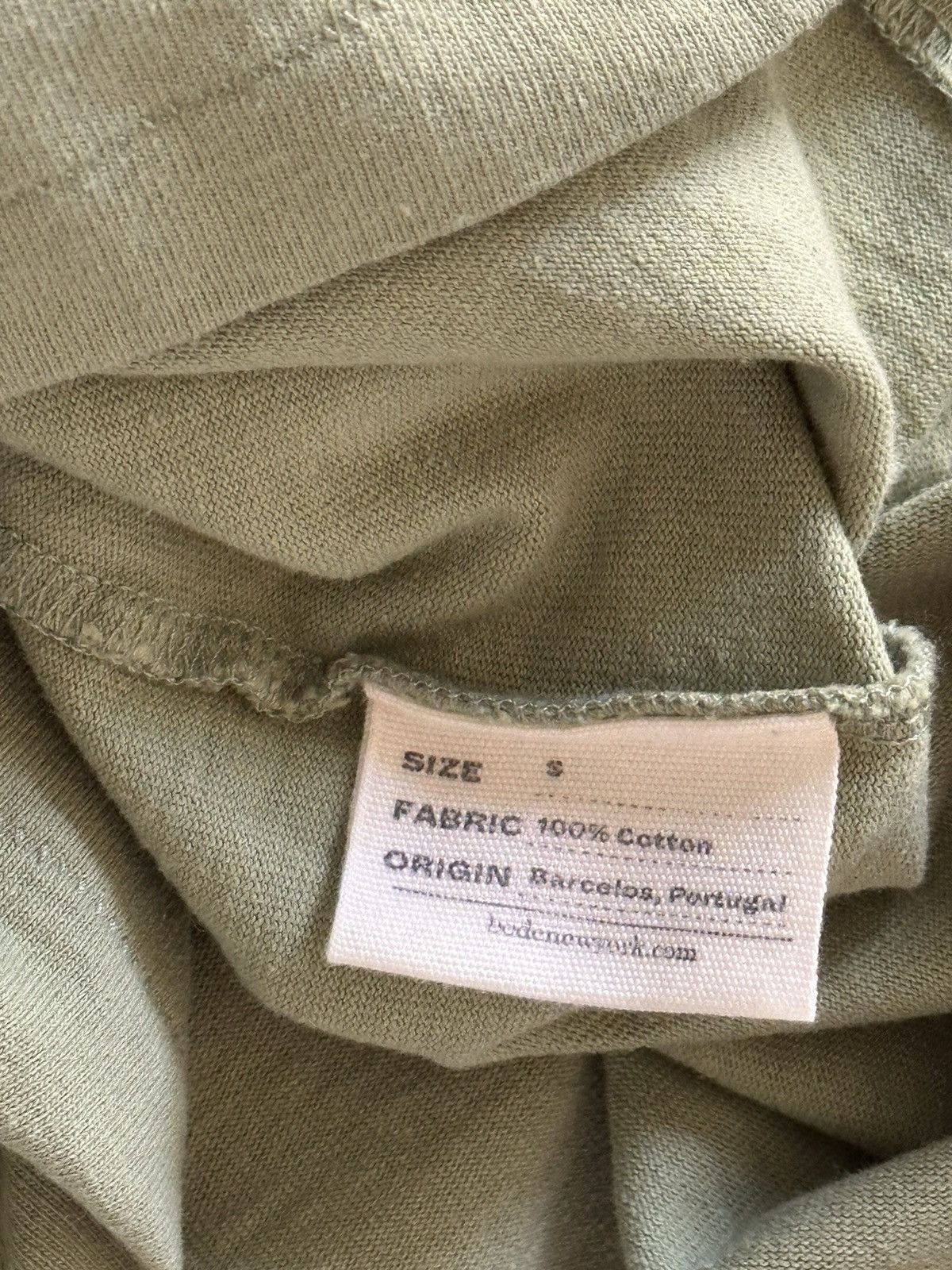 Bode Embroidered pocket Tee