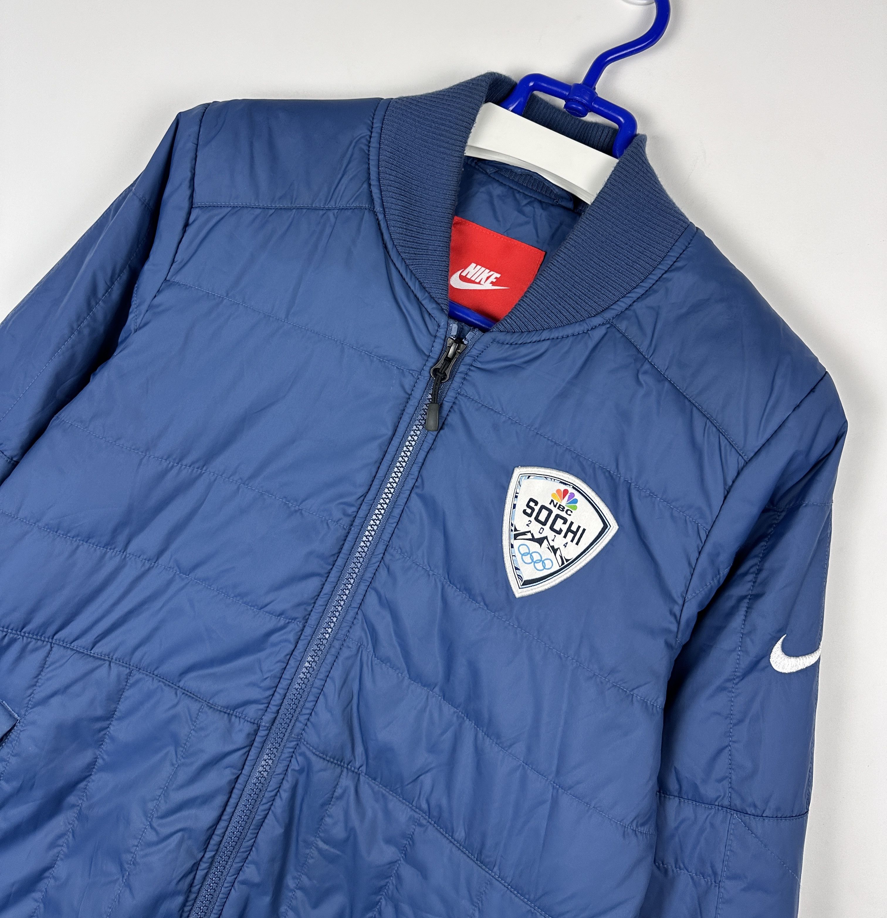 Nike RARE vintage Nike Sochi 2014 team NBC bomber jacket Size US S / EU 44-46 / 1 - 2 Thumbnail