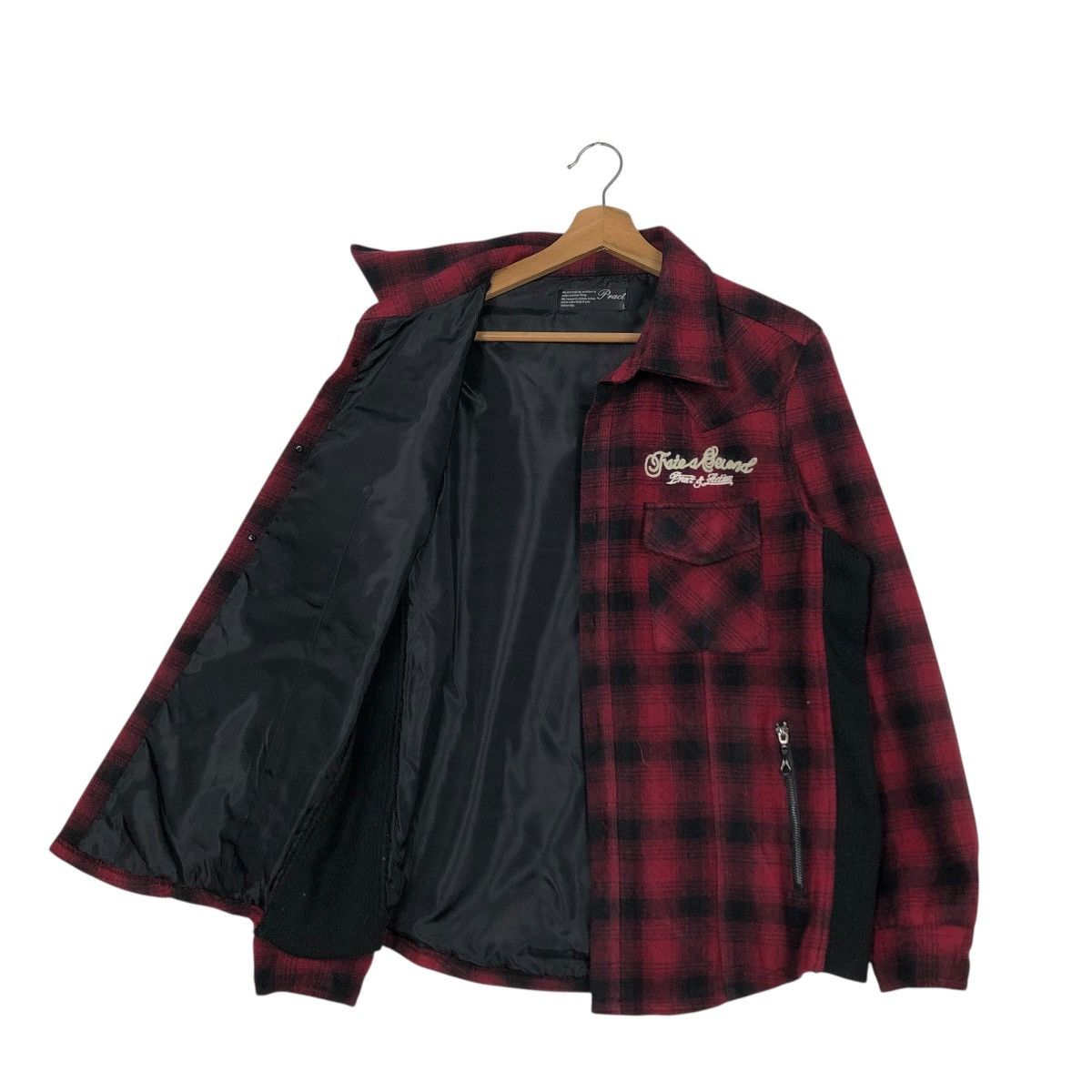 Hysteric Glamour 🔥VINTAGE BIKER JACKET PUNK DESIGN PRACT TARTAN CHECK Size US L / EU 52-54 / 3 - 13 Thumbnail