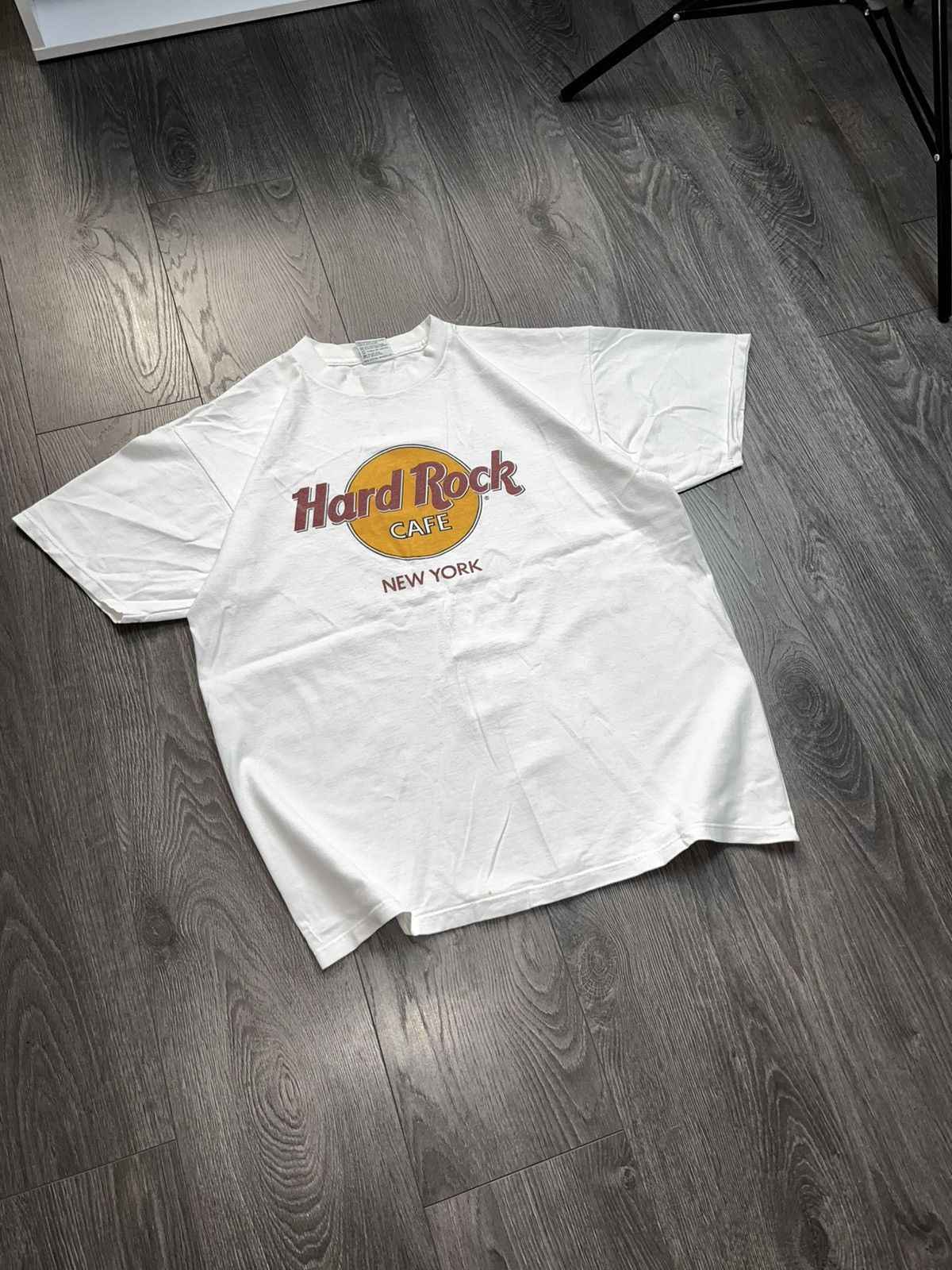 Hard Rock Cafe Vintage 90s Hard Rock Cafe New York T-Shirt Made in USA Size US L / EU 52-54 / 3 - 1 Thumbnail