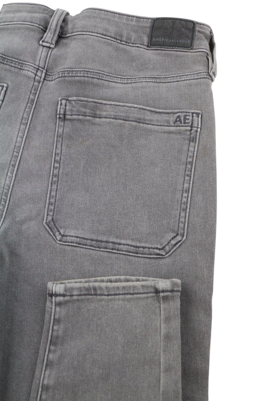 American Eagle Outfitters HI-RISE JEGGING W27 Smoked Grey Jeans 88896 Size 27" / US 4 / IT 40 - 5 Thumbnail