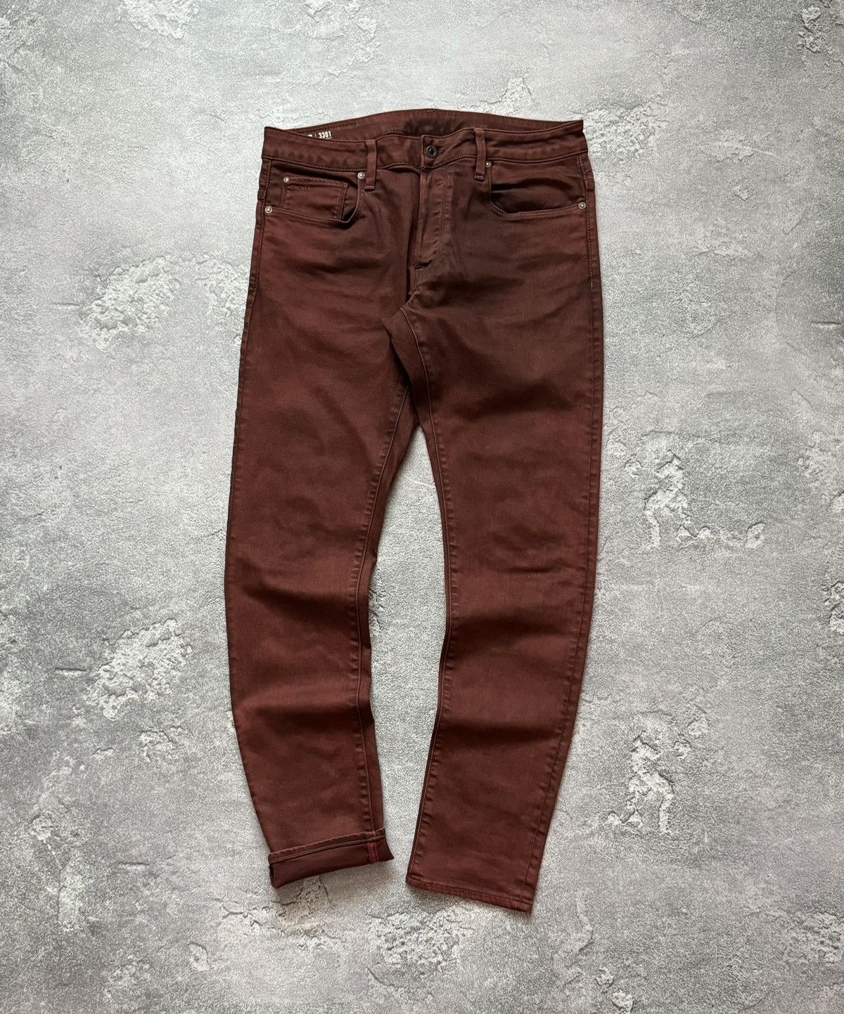 G-Star G star raw 34/34 3301 slim denim pant trouser Jean chino Size US 34 / EU 50 - 7 Thumbnail