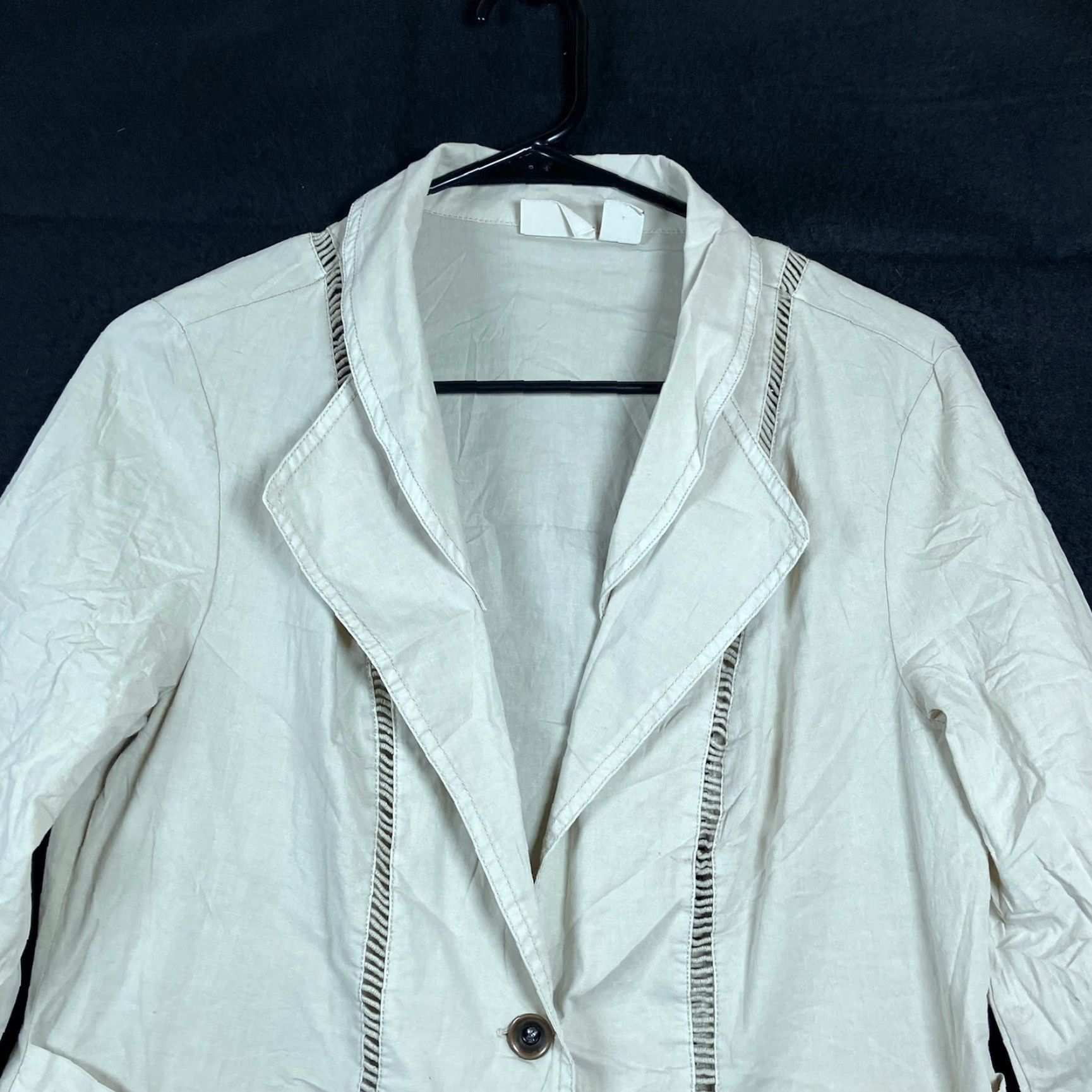 Vintage VINTAGE Zenergy by Chico's Blazer Shirt? Size S / US 4 / IT 40 - 2 Thumbnail