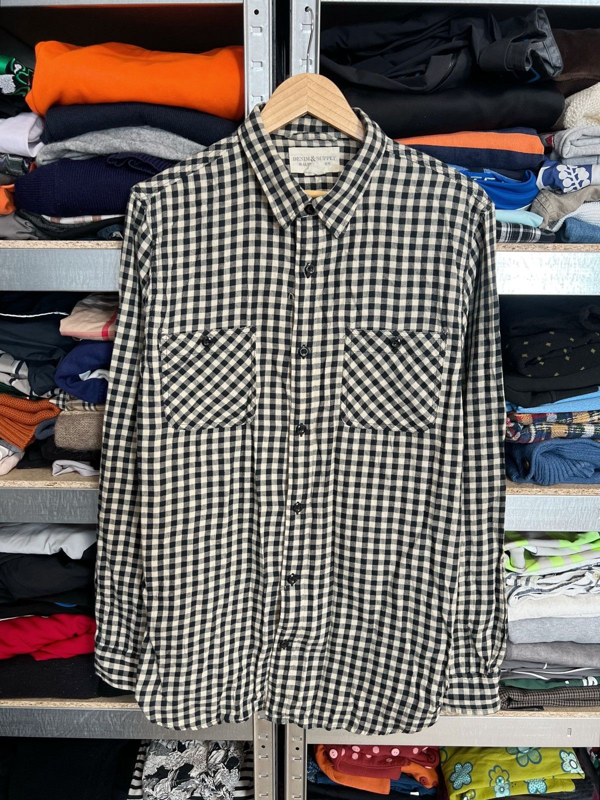 Denim & Supply Ralph Lauren × Polo Ralph Lauren Ralph Lauren Denim & Supply Flannel Button Up Plaid Shirt Size US XL / EU 56 / 4 - 1 Thumbnail