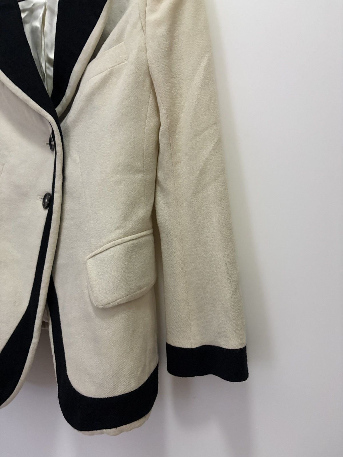 Ann Demeulemeester Ann demeulemeester 07AW wool colorblock suit jacket Size XS / US 0-2 / IT 36-38 - 5 Thumbnail