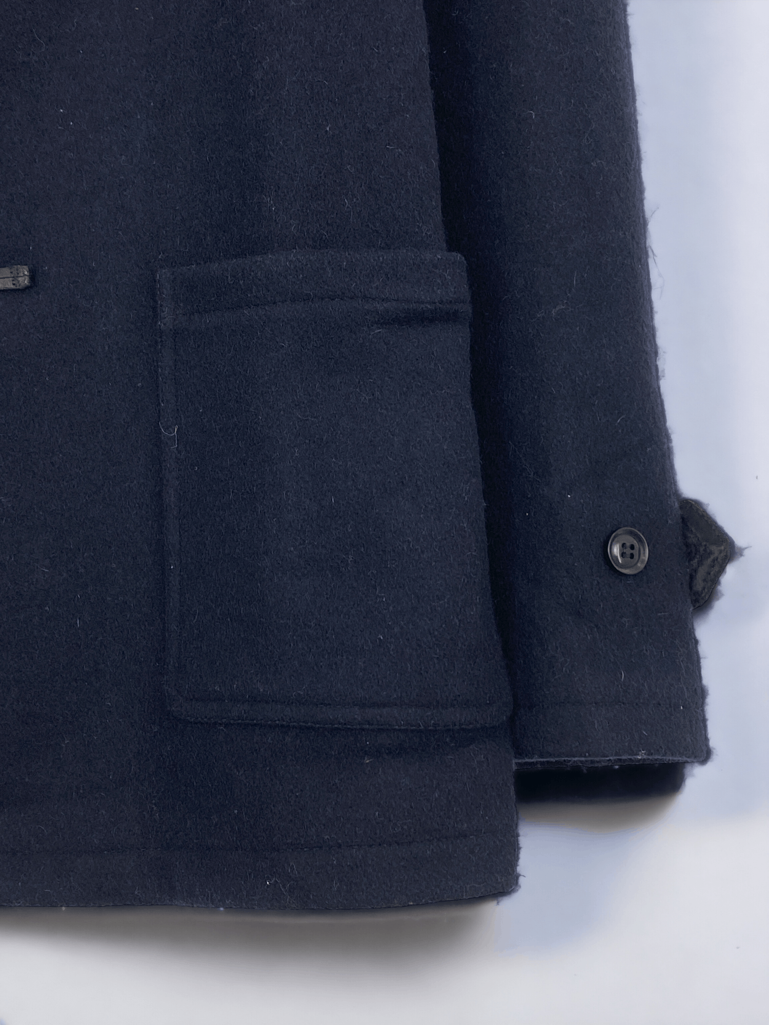 Fidelity Fidelity By Gerald & Stewart Navy Duffle Coat Wool JA0052 Size US M / EU 48-50 / 2 - 13 Thumbnail