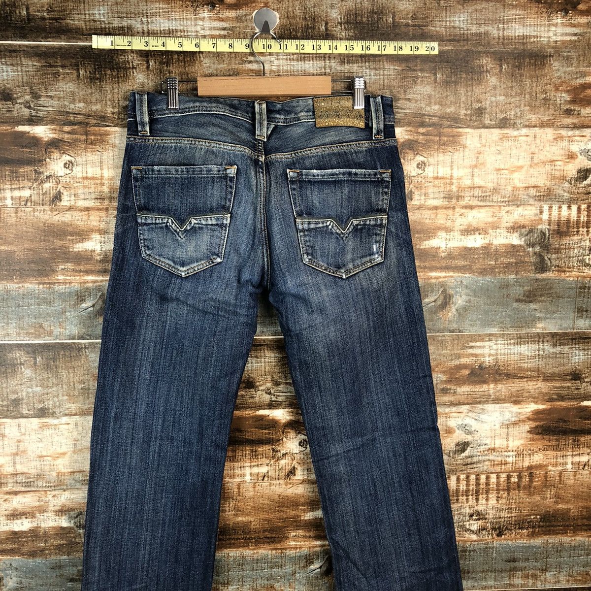 Diesel DLL Diesel Larkee Blue Distressed Denim Pants #C082 Size US 30 / EU 46 - 15 Thumbnail