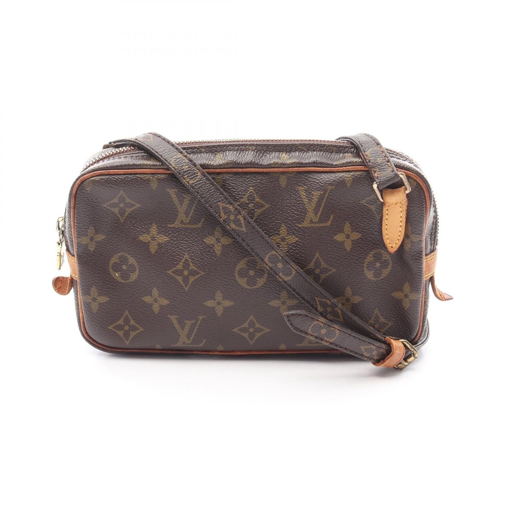 Louis Vuitton Louis Vuitton Marly Monogram Shoulder Bag Leather Brown Size ONE SIZE - 1 Thumbnail