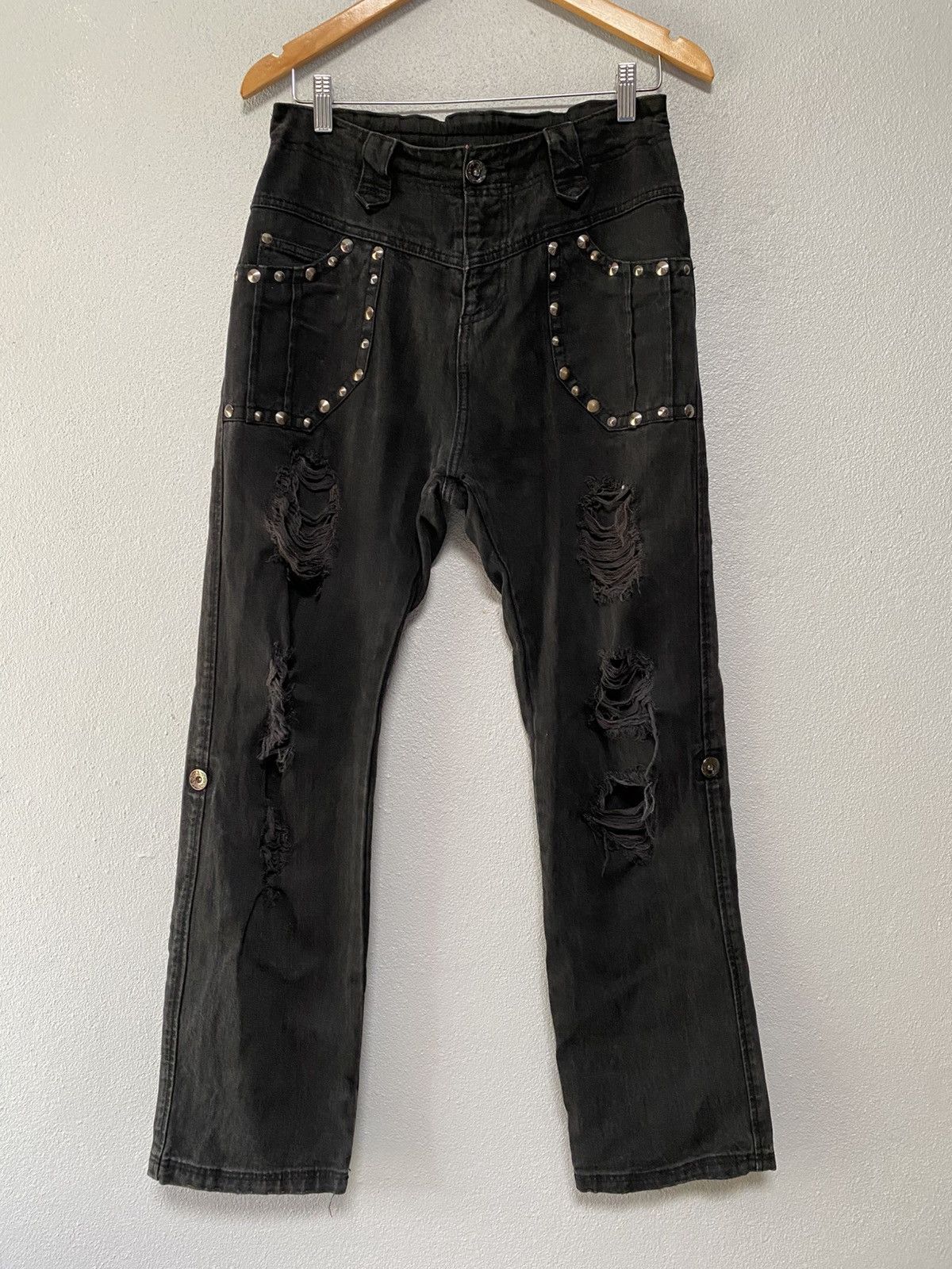 Algonquins stud distressed jeans if six was nine style