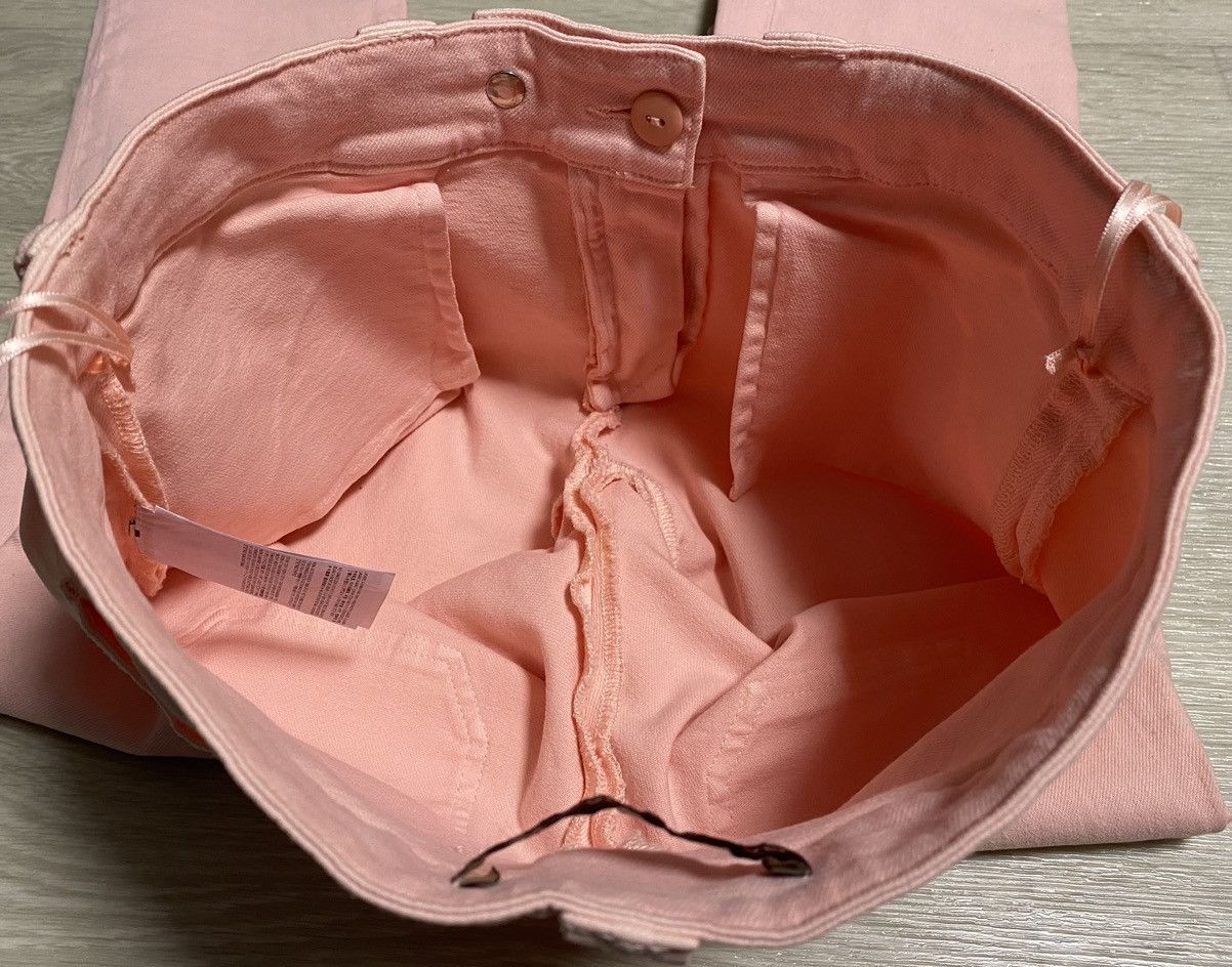 Balenciaga Womens 2012 Balenciaga Pink Slim Stretch Trousers Pant Jeans Size 25" / US 0 / IT 36 - 24 Thumbnail