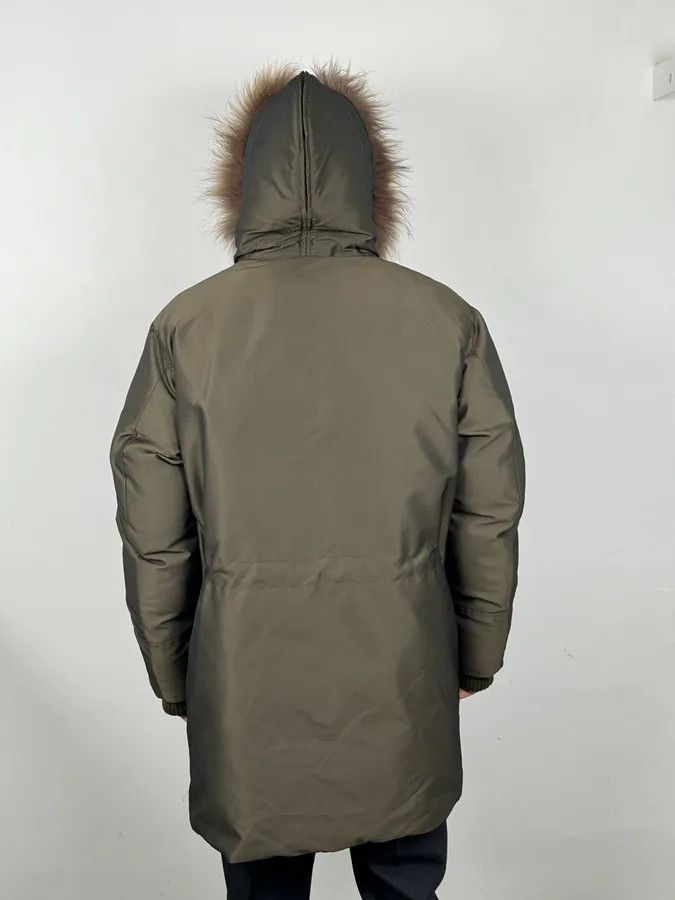 Gianfranco Ferre AW2004 Gianfranco Ferré Aviator Green Long fur Hooded Coat Size US L / EU 52-54 / 3 - 3 Thumbnail
