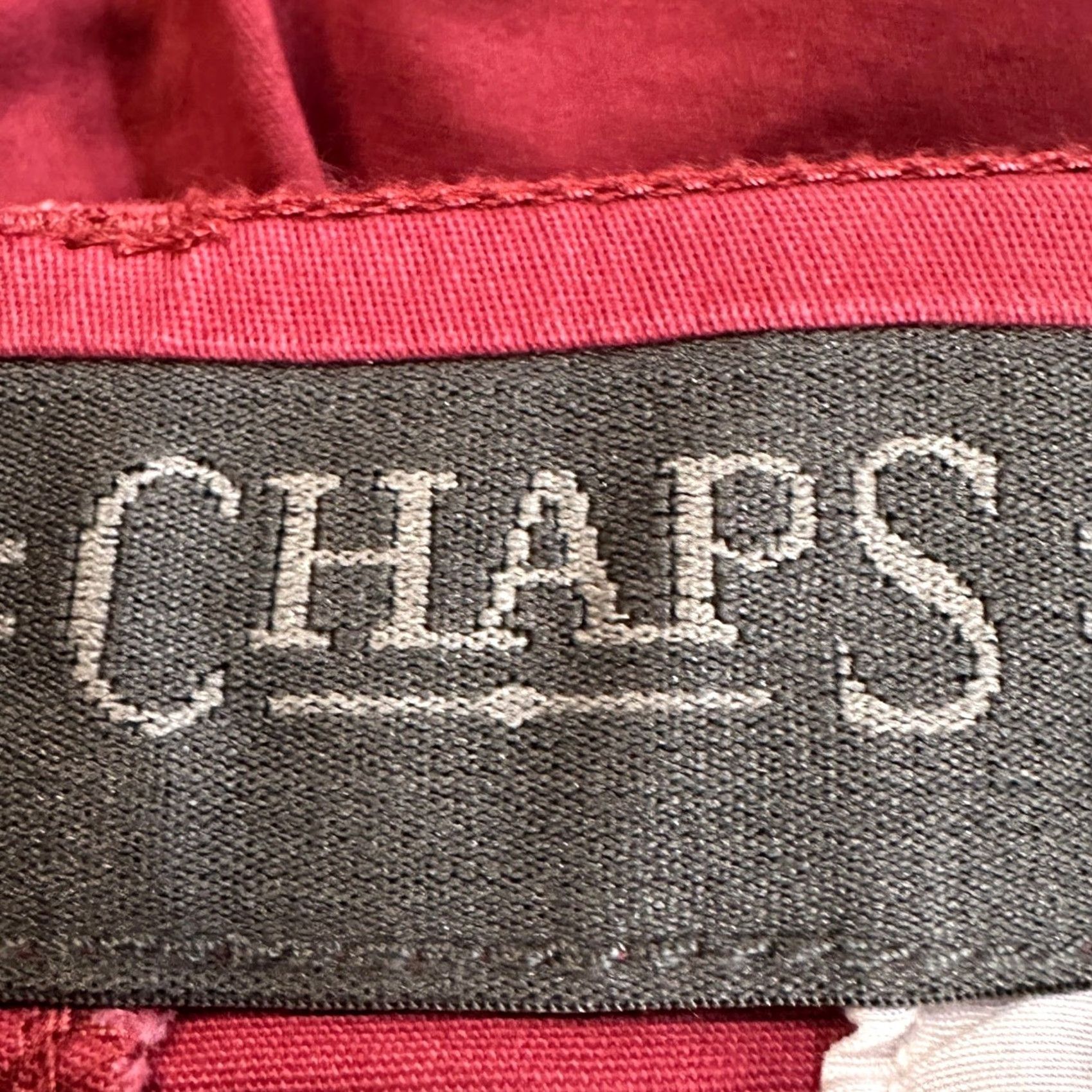 Chaps Chaps Cargo Shorts Men 34 Red Relaxed Flat Front Pockets Button Casual Summer Outdoor Size US 36 / EU 52 - 4 Thumbnail